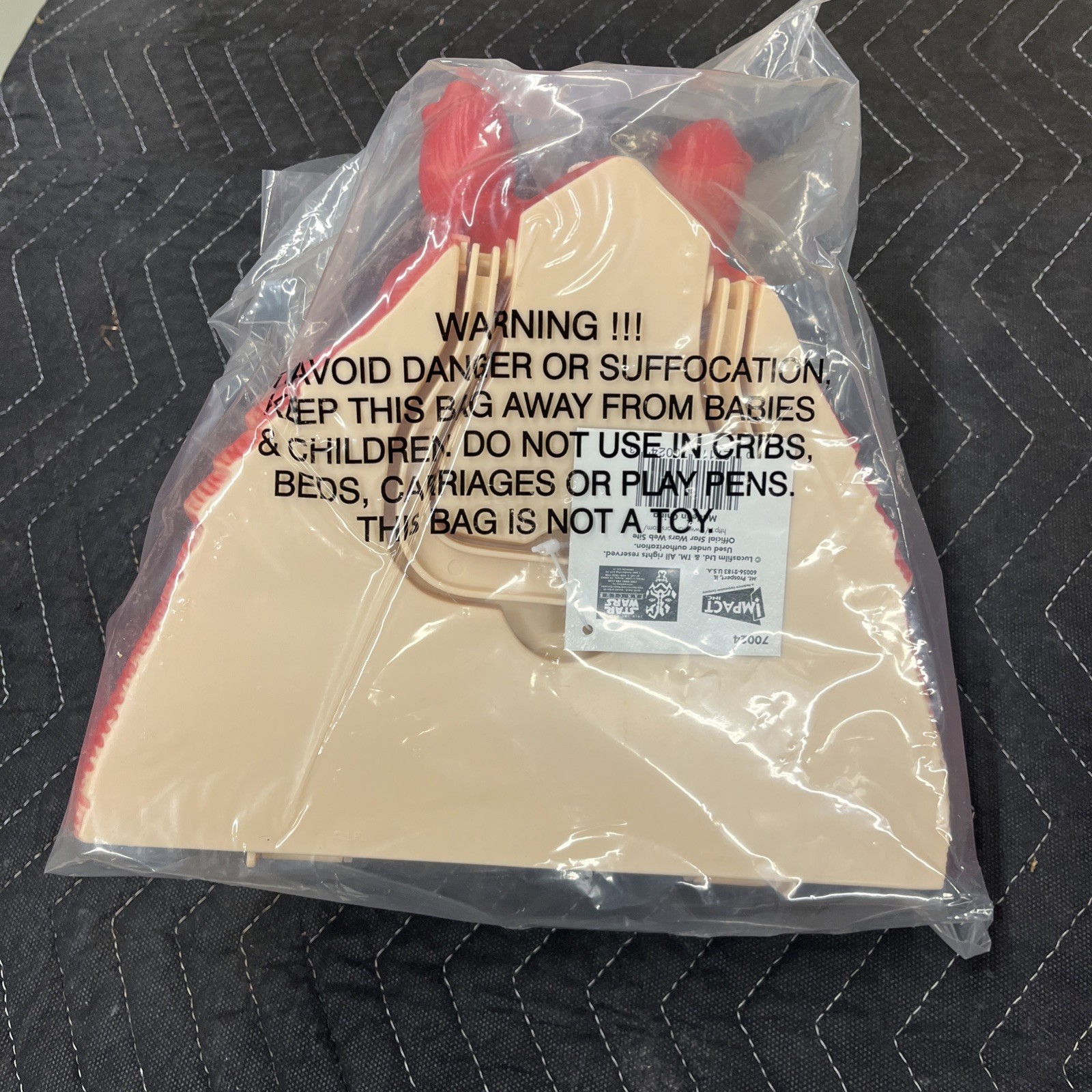 VTG STAR WARS EPISODE I JAR JAR BINKS School Lunch Box Carry Case NEW