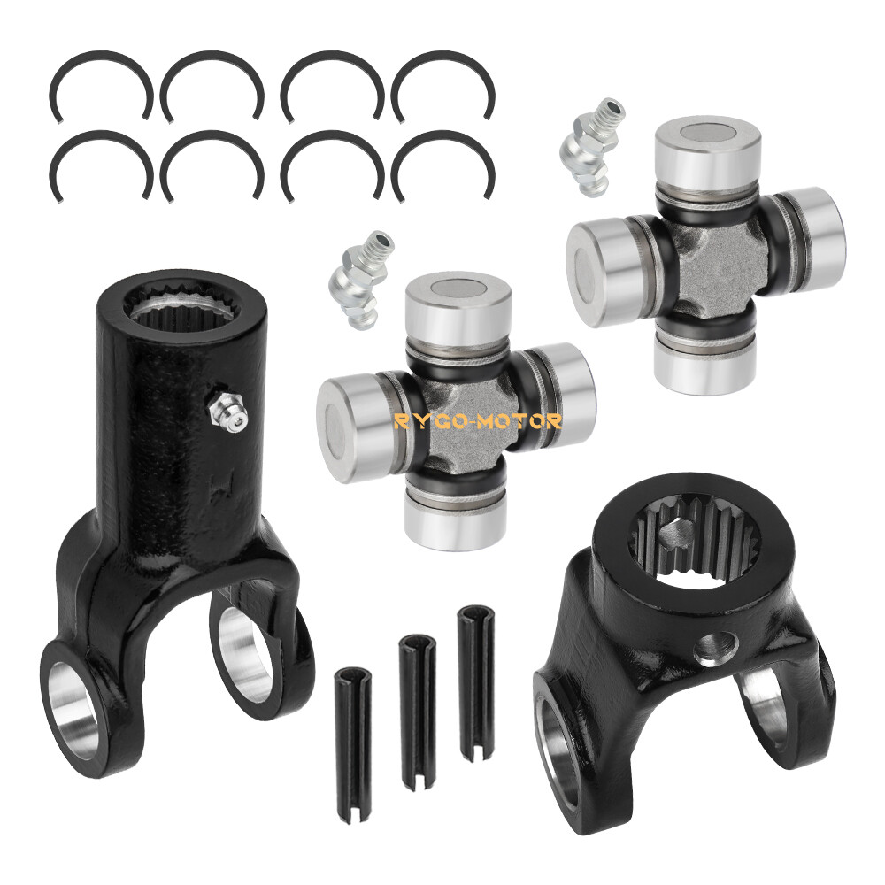 Front Prop Shaft Yoke & U-Joint (2 Side) for Polaris Ranger 700 800 900 Crew/XP