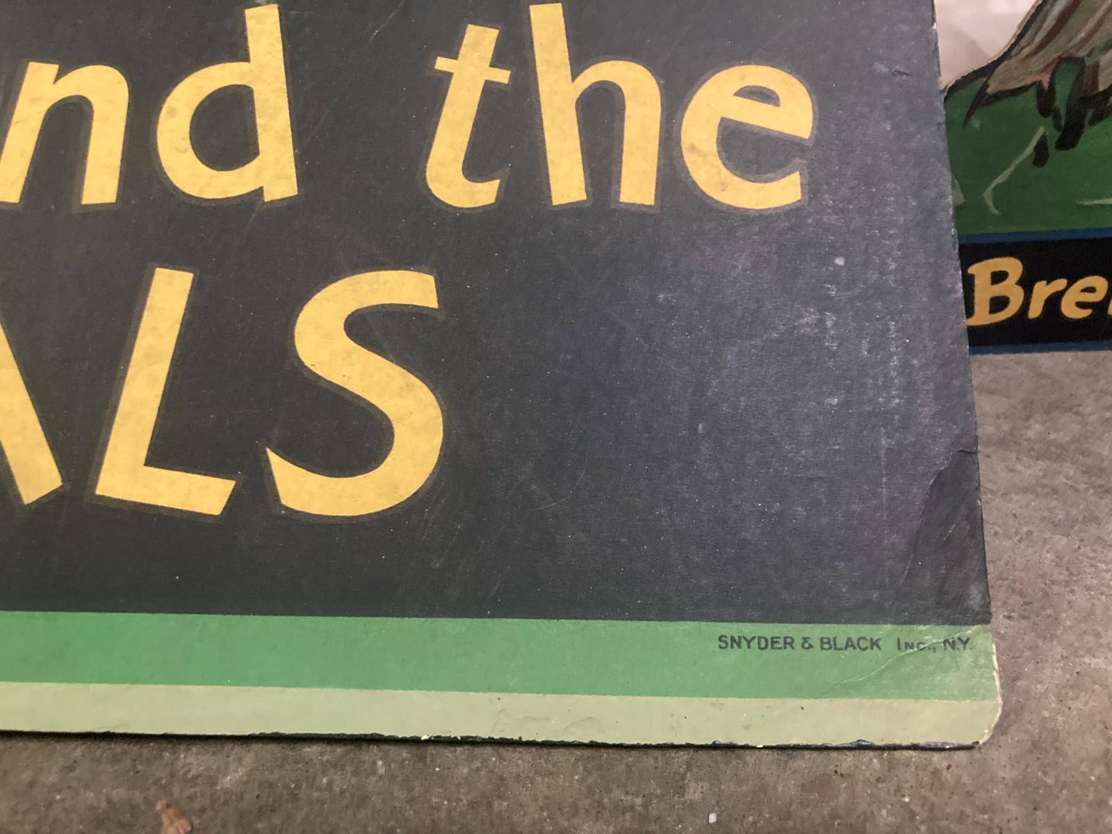 VINTAGE 1931 UNCLE REMUS & ANIMALS COCA-COLA COKE ADVERTISING - SNYDER & BLACK