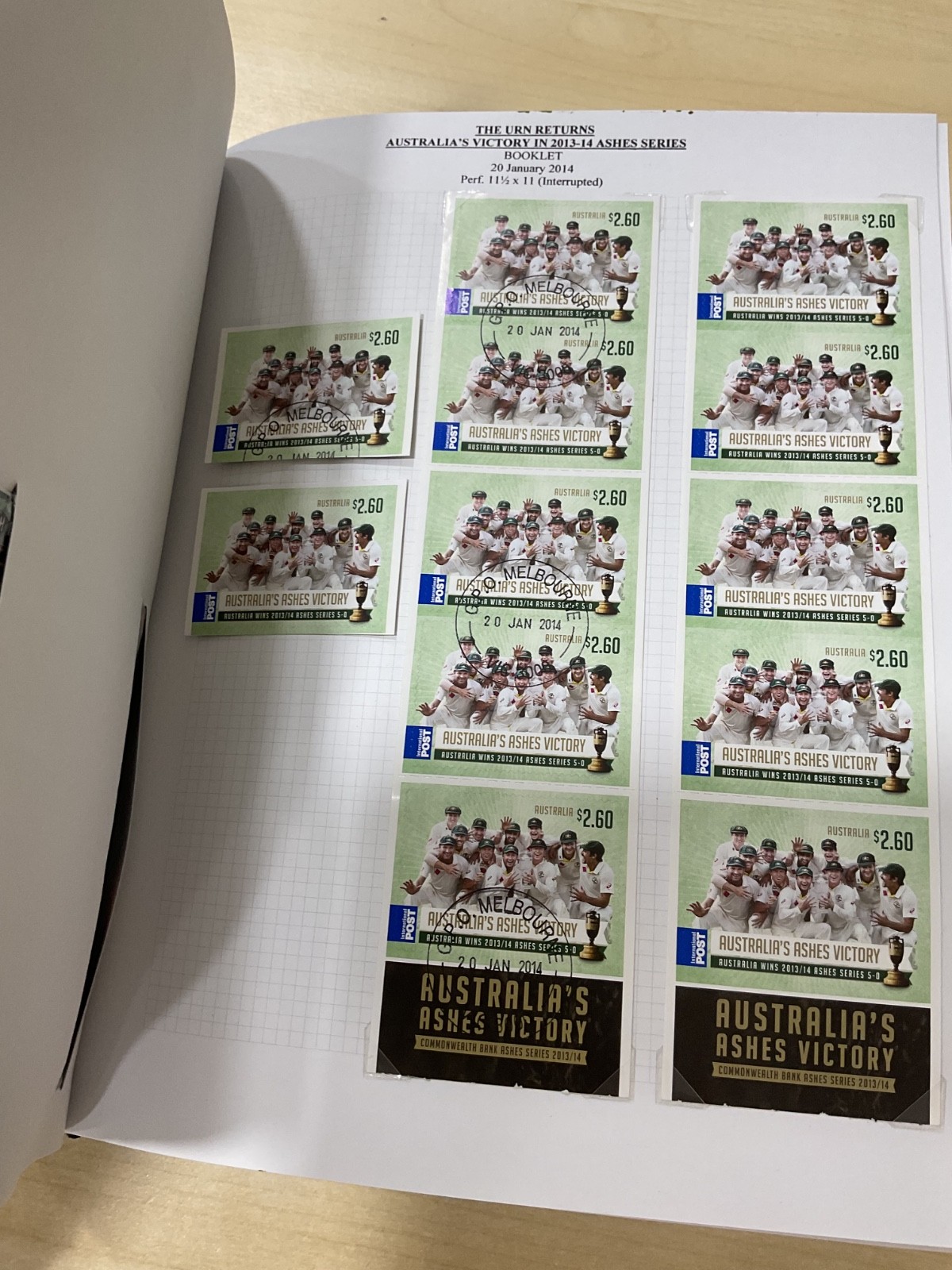 Australian stamps, coin covers + presentation pack. 2014. Album. G/127