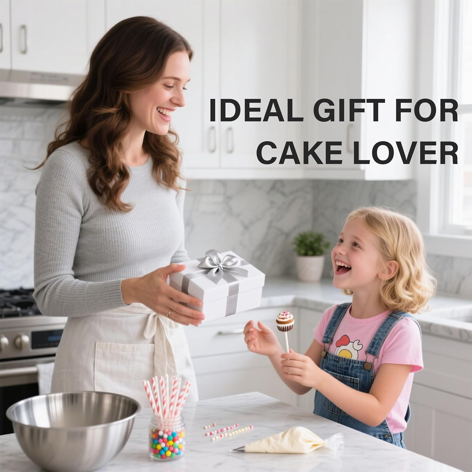 10-Piece Cake Pop Mold Set with Various Shapes for Baking and Celebrations