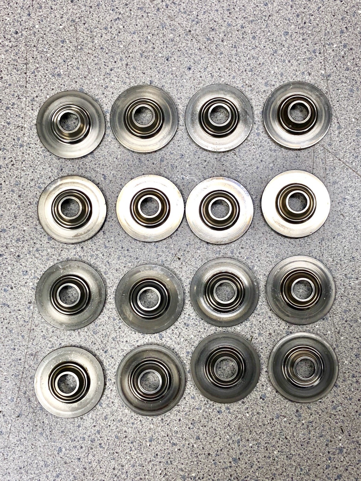 Nascar Del West Lightweight Steel Valve Springs Retainers 1.230 x .680
