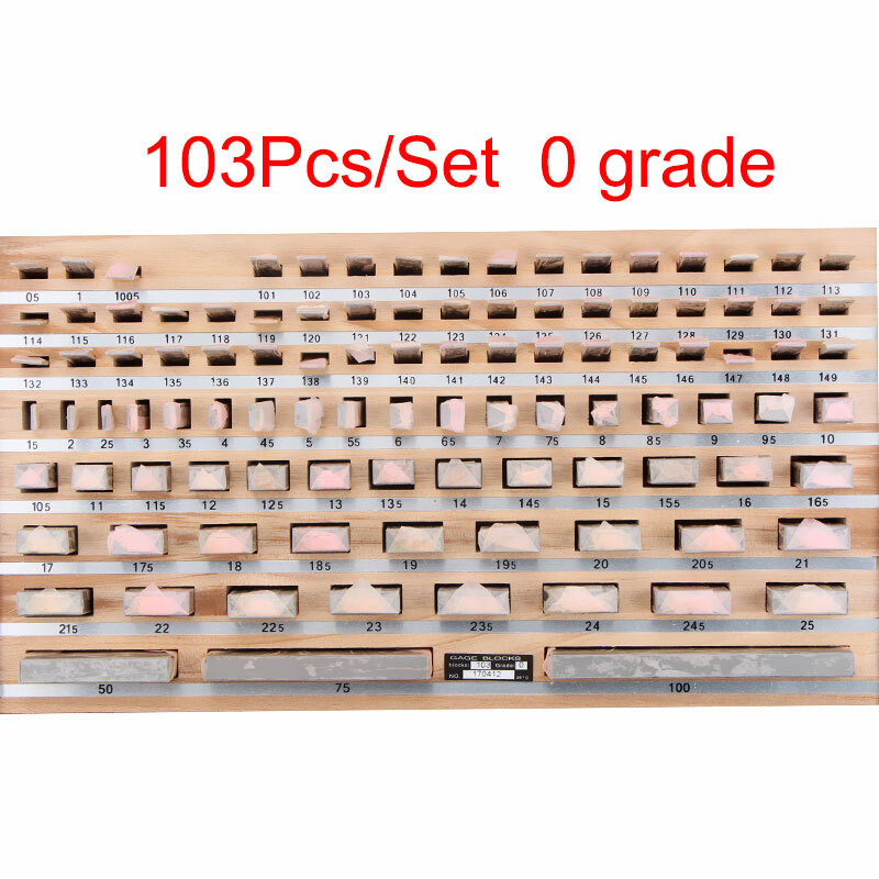 Block Gauge 103Pcs/Set 0 grade Caliper Block Gauge Inspection Tools