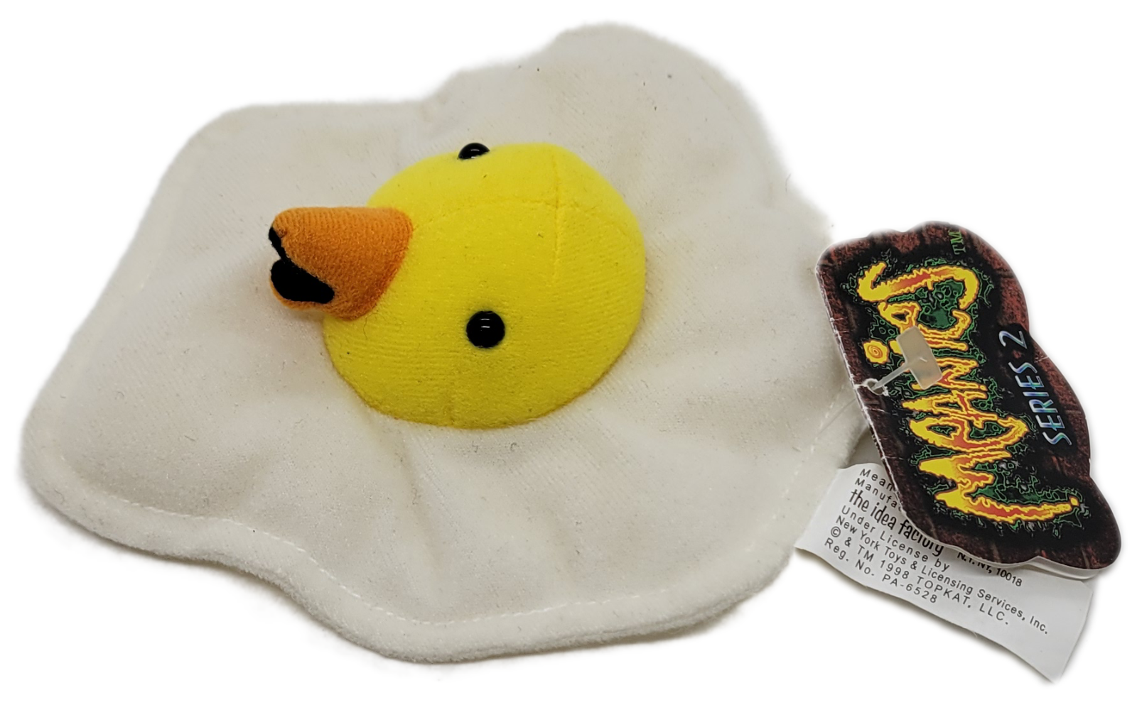 Idea Factory 1998 Meanies Series 2 Sunny The Preemie Chickie Bean Bag Plush