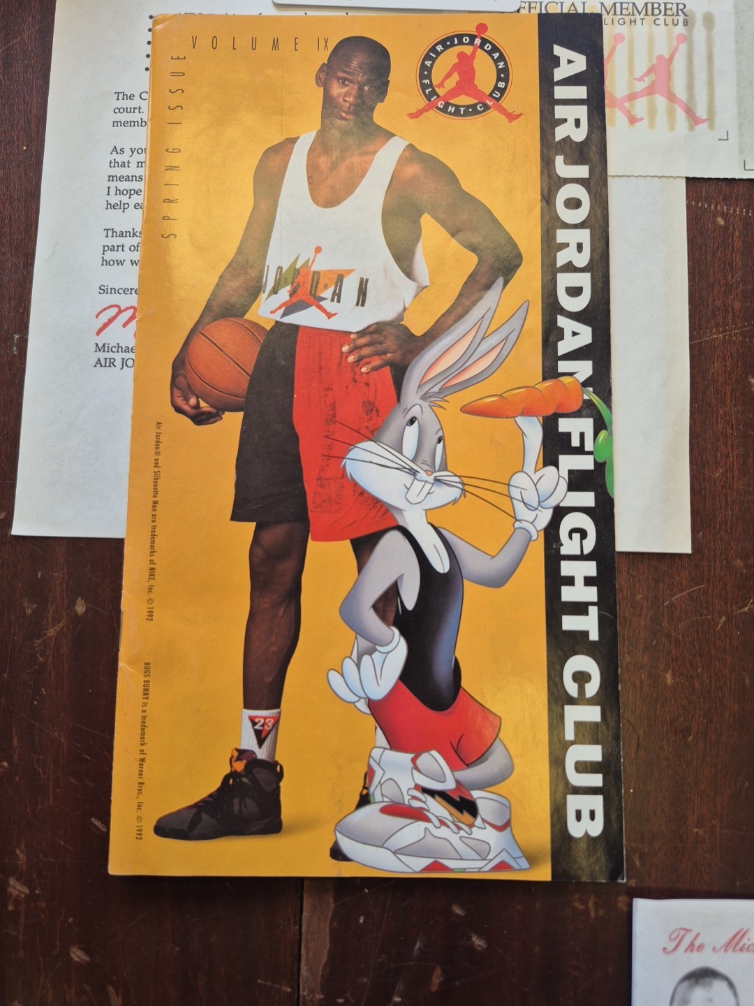 1991 Air Jordan Flight Club Welcome Kit 10pcs Including 1991 Calendar