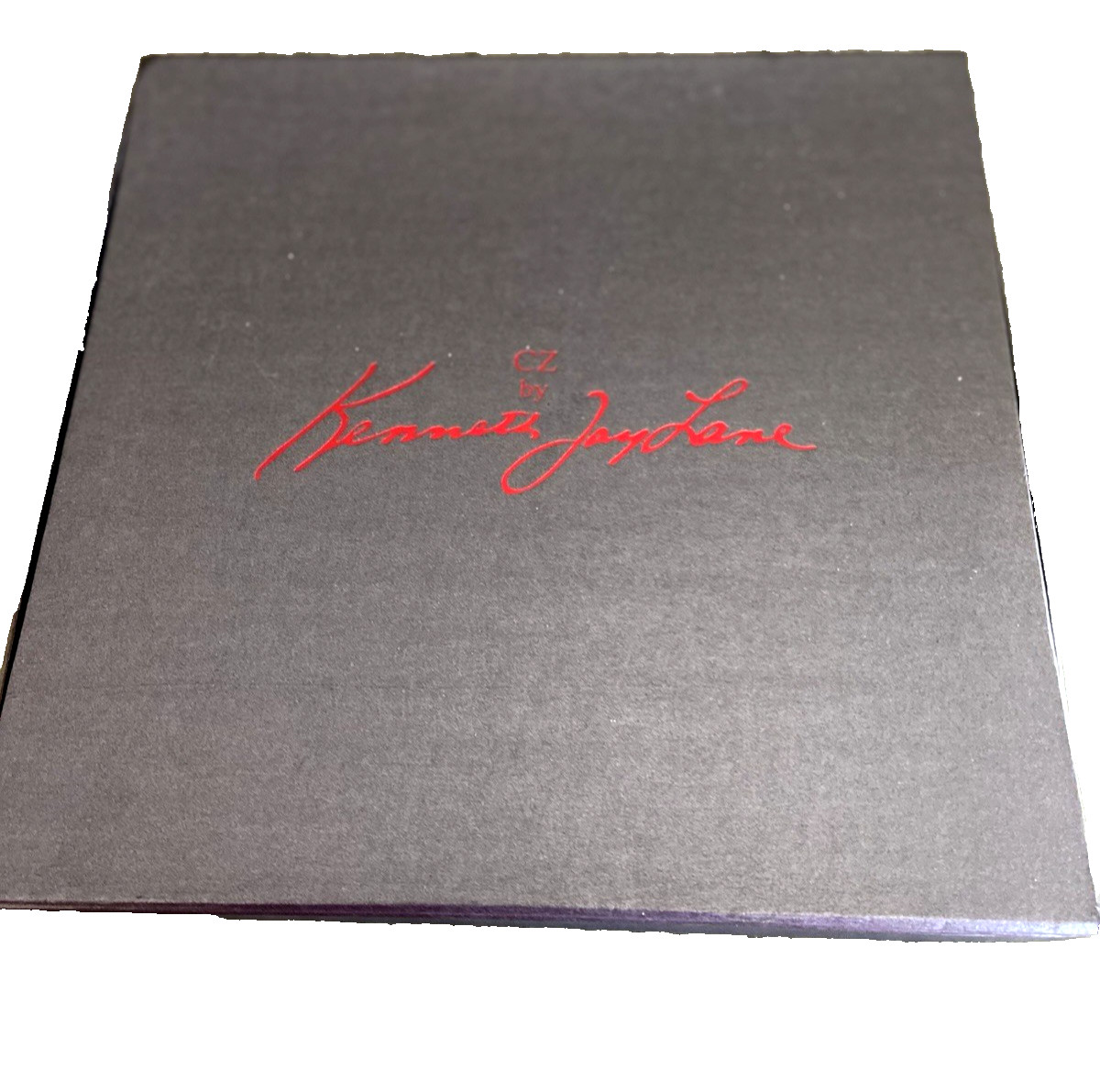 CZ FOR KENNETH J LANE Huge Topaz Flower Bib Necklace In original box new