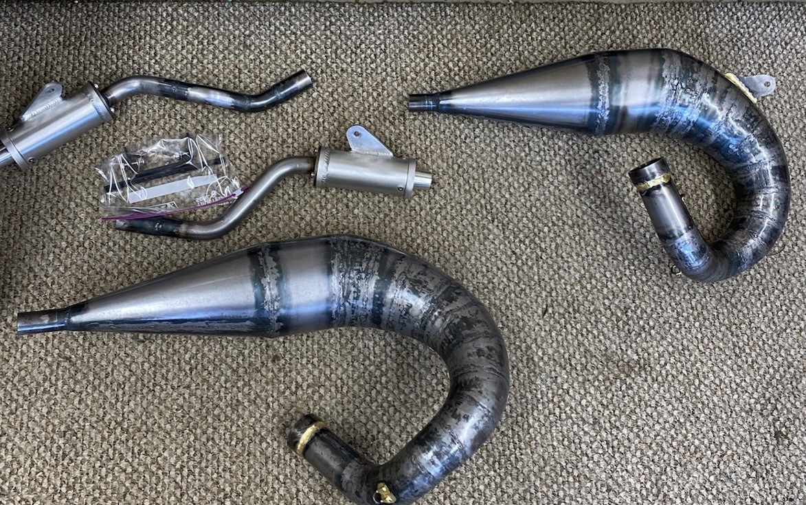 Banshee Shearer Hand Coned In Frame Drag Pipes Sf/bb (new Never Ran)