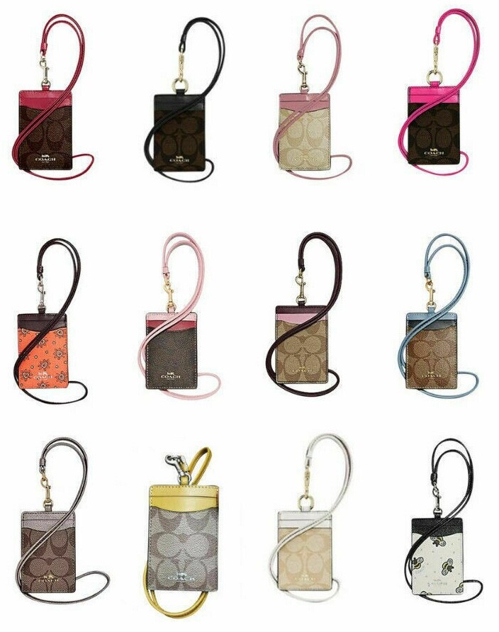 Coach Lanyard ID Card Case Holder Pick one