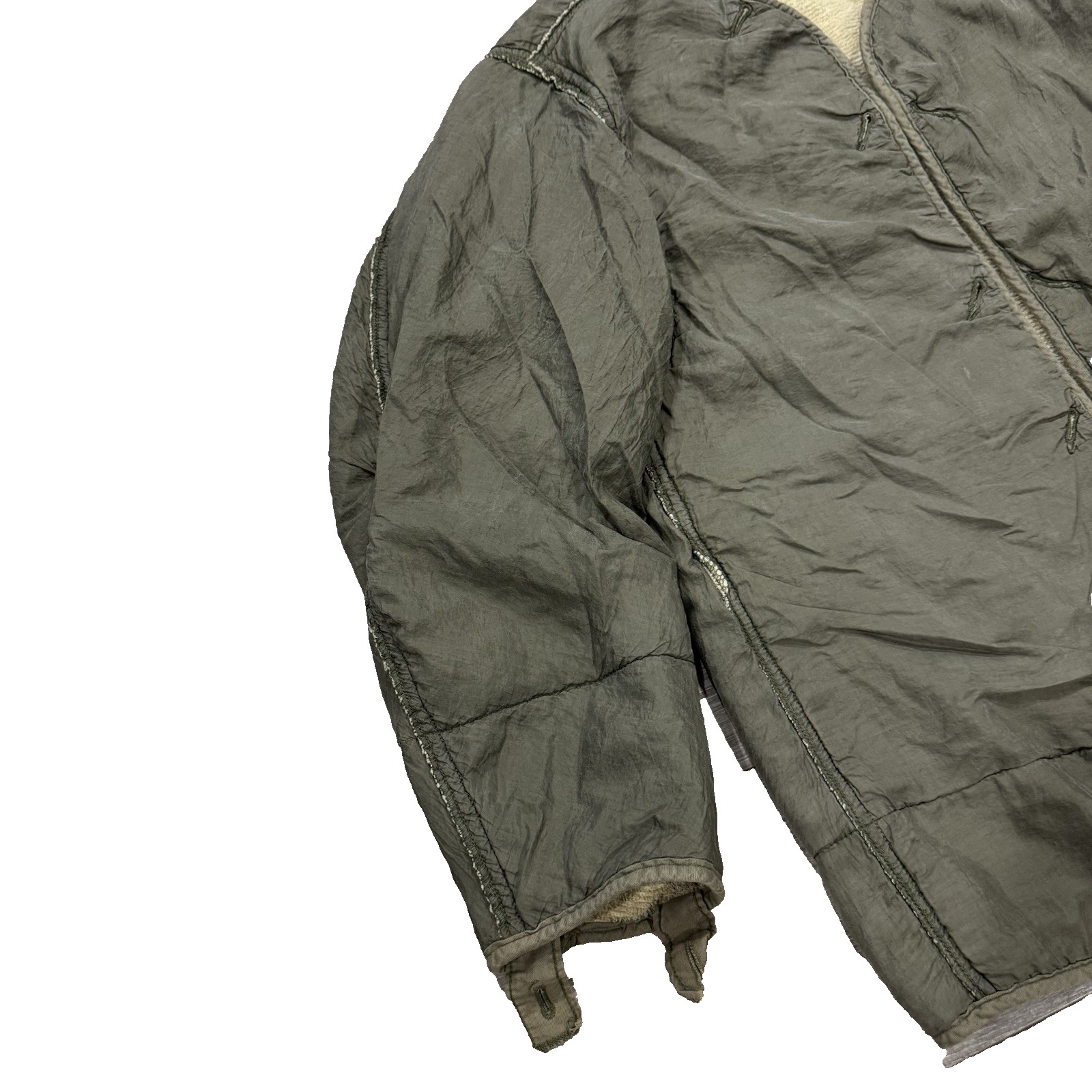 M-1951 Fishtail Parka Jacket Liner US Army Military Korean War Large Read Vtg