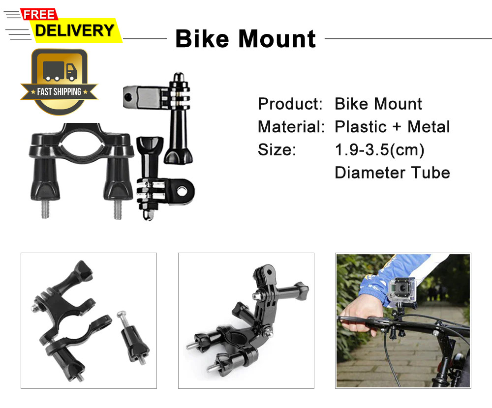 Accessories Kit Mount For GoPro Hero 11 10 9 8 7 6 Session SJCAM/Xiaomi yi EKEN