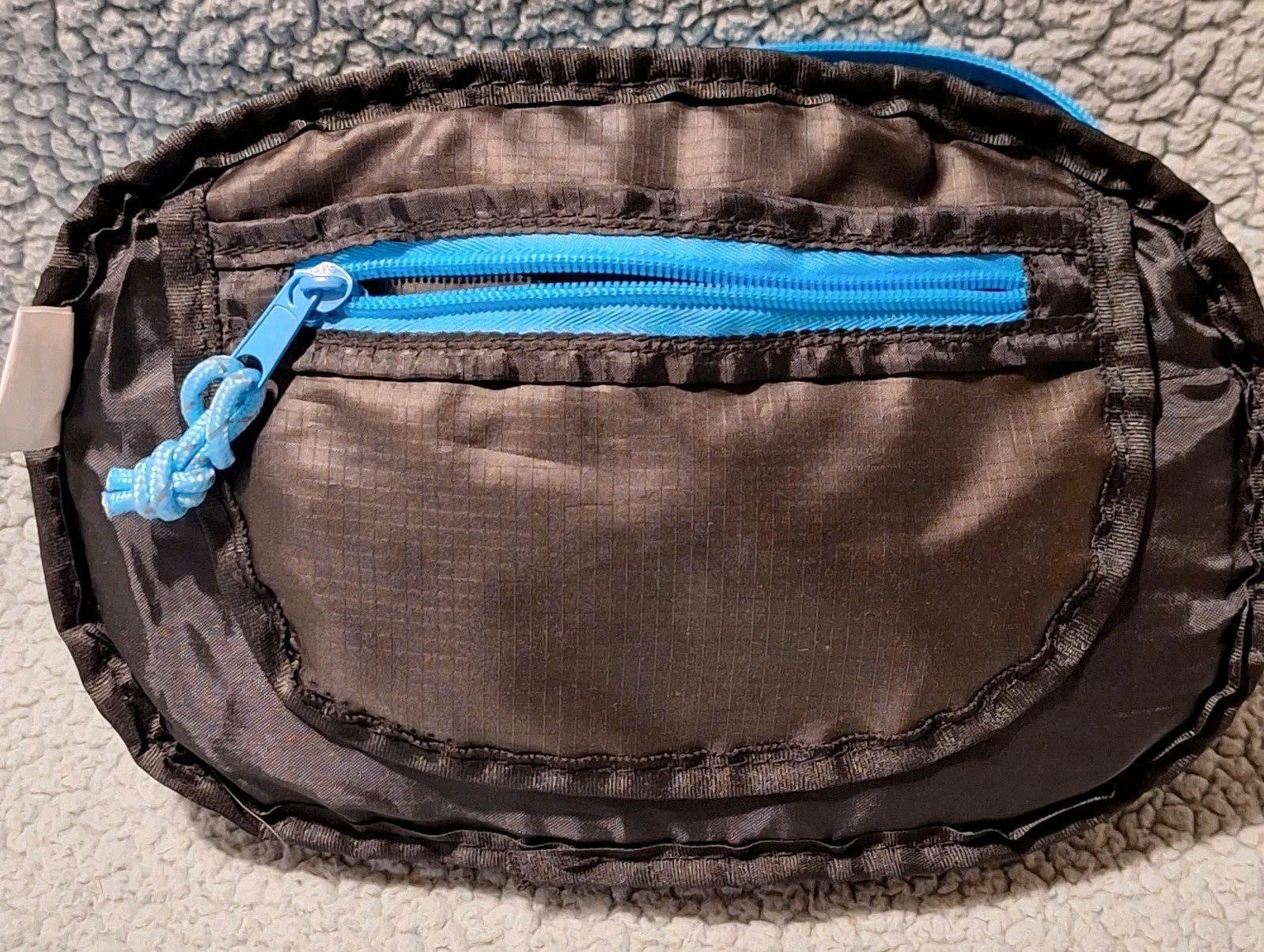 Rare Dutch Bros Coacha 2017 Employee Rave Pack 2-Zipper Black Teal FREE SHIP