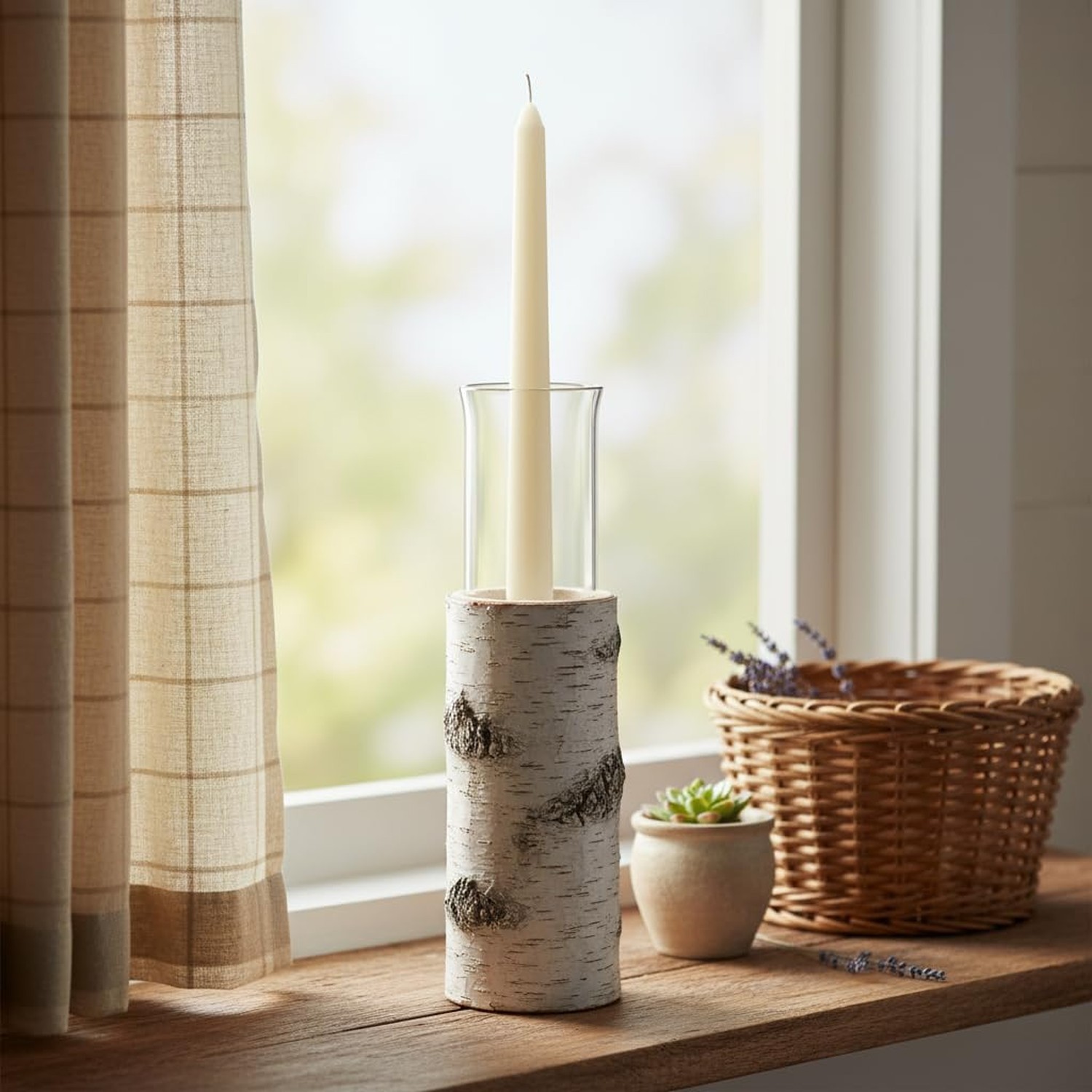 12 Pack Ivory Taper Candles丨Taper Candles 10 Inch Dripless丨Unscent