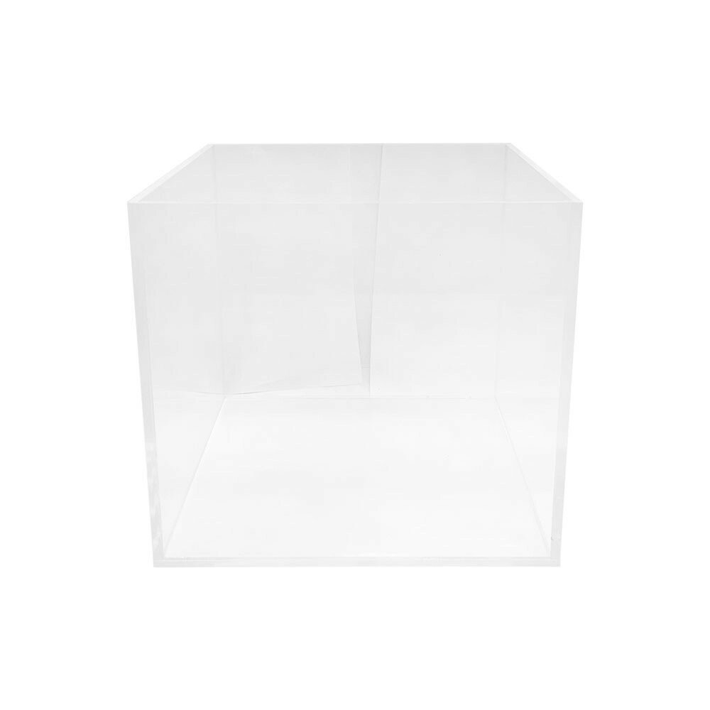 5 Sided Lucite Clear Acrylic Cube Bin Retail Display