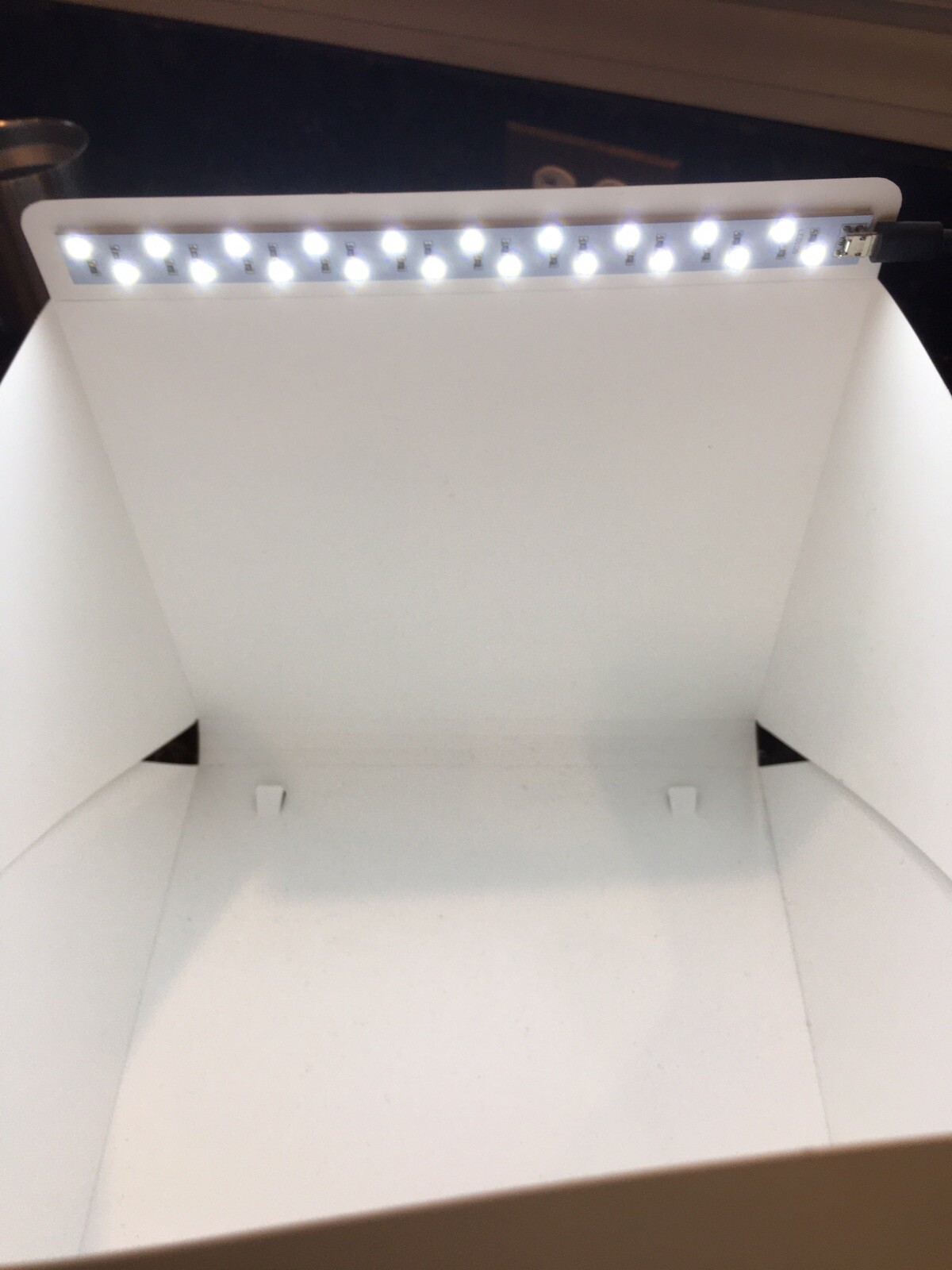 Bright Box Foldable Picture Studio Photography Backdrop LED Light Box