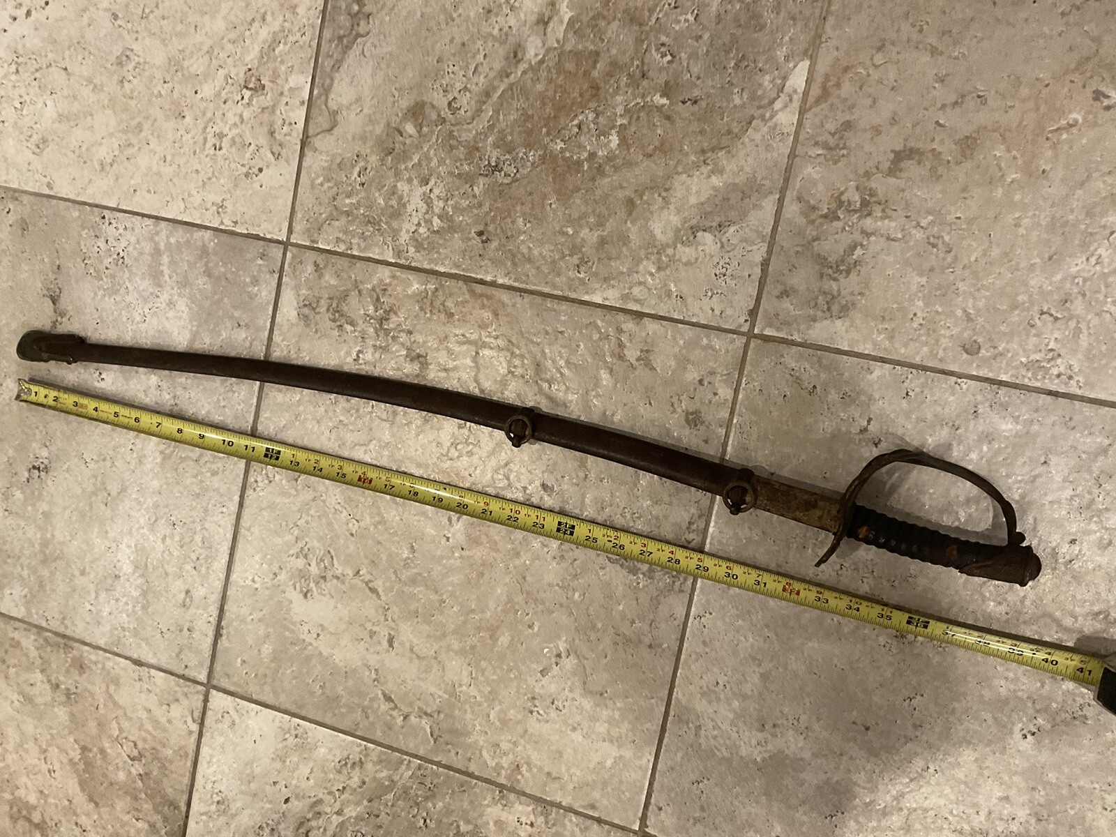 ORIGINAL INDIAN WARS 1800S CAVALRY SWORD SABER