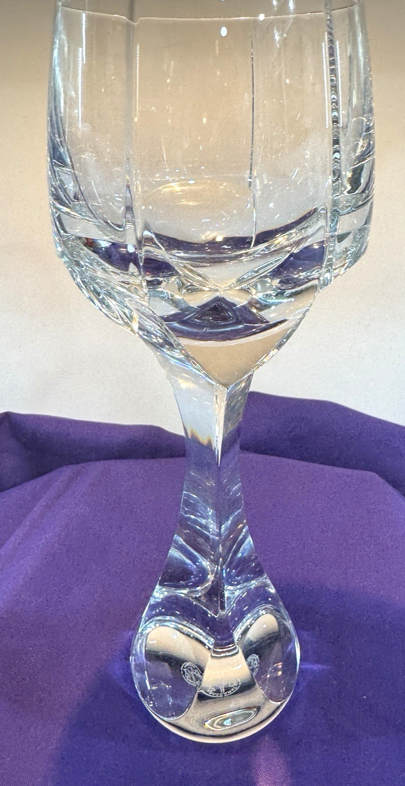 Baccarat Neptune Claret Wine 7 3/4 inch Glass (s) MINT & Guaranteed