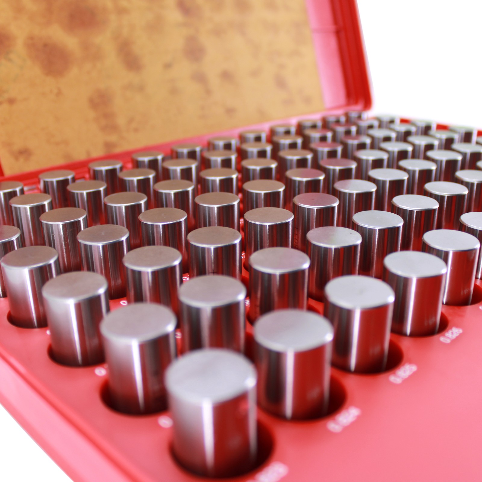 HFS(R) M5 Plus Steel Pin Gage Set with Storage Case 82 PCS 0.751-0.832" Range