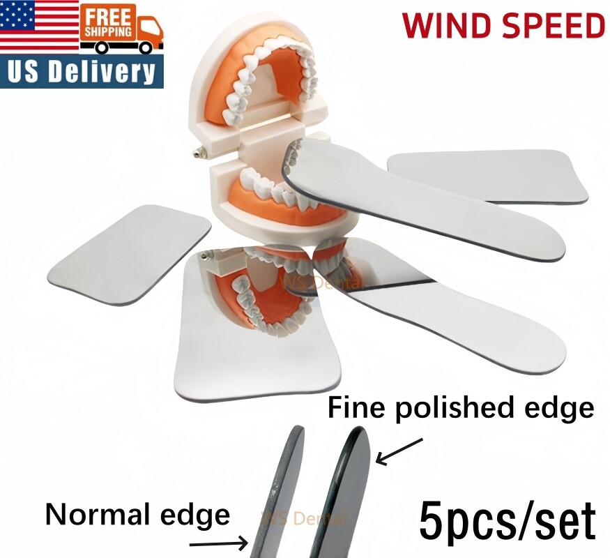 5pcs Dental Orthodontic Glass Photo Mirrors Intraoral Mouth Mirror Reflector