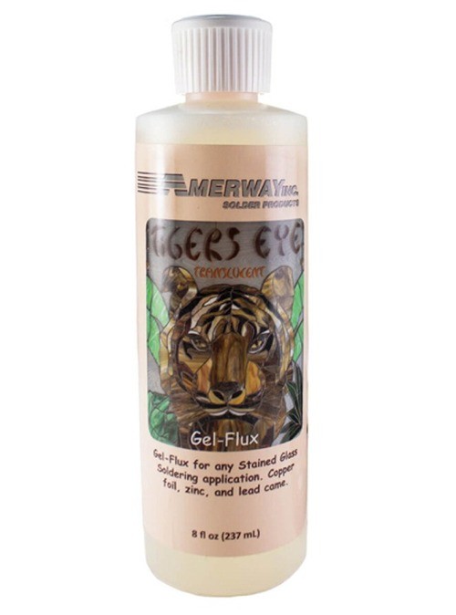 Amerway Tigers Tiger Eye Flux for Stained Glass - No Odor! - 8 oz. Made in USA