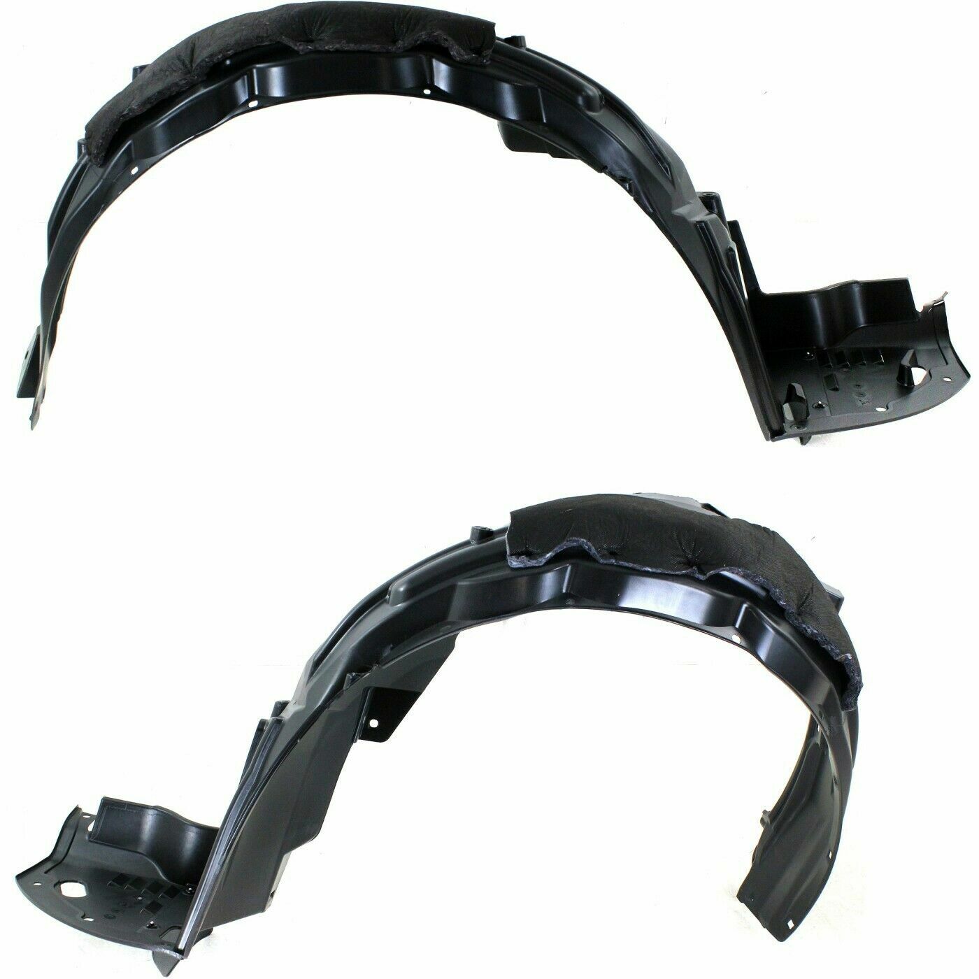 Front Fender Liner Set w/ Clips For US Built 2008-2012 Honda Accord Sedan