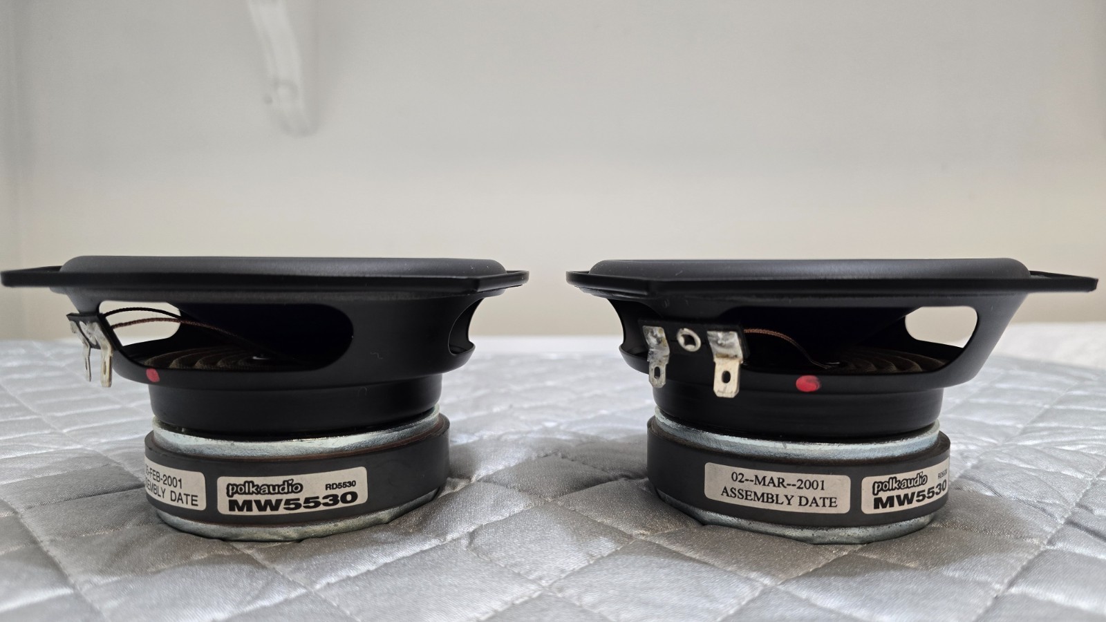 Polk Audio RT-151 Replacement Parts Woofers PRICED 1 EACH- Tested - Nice