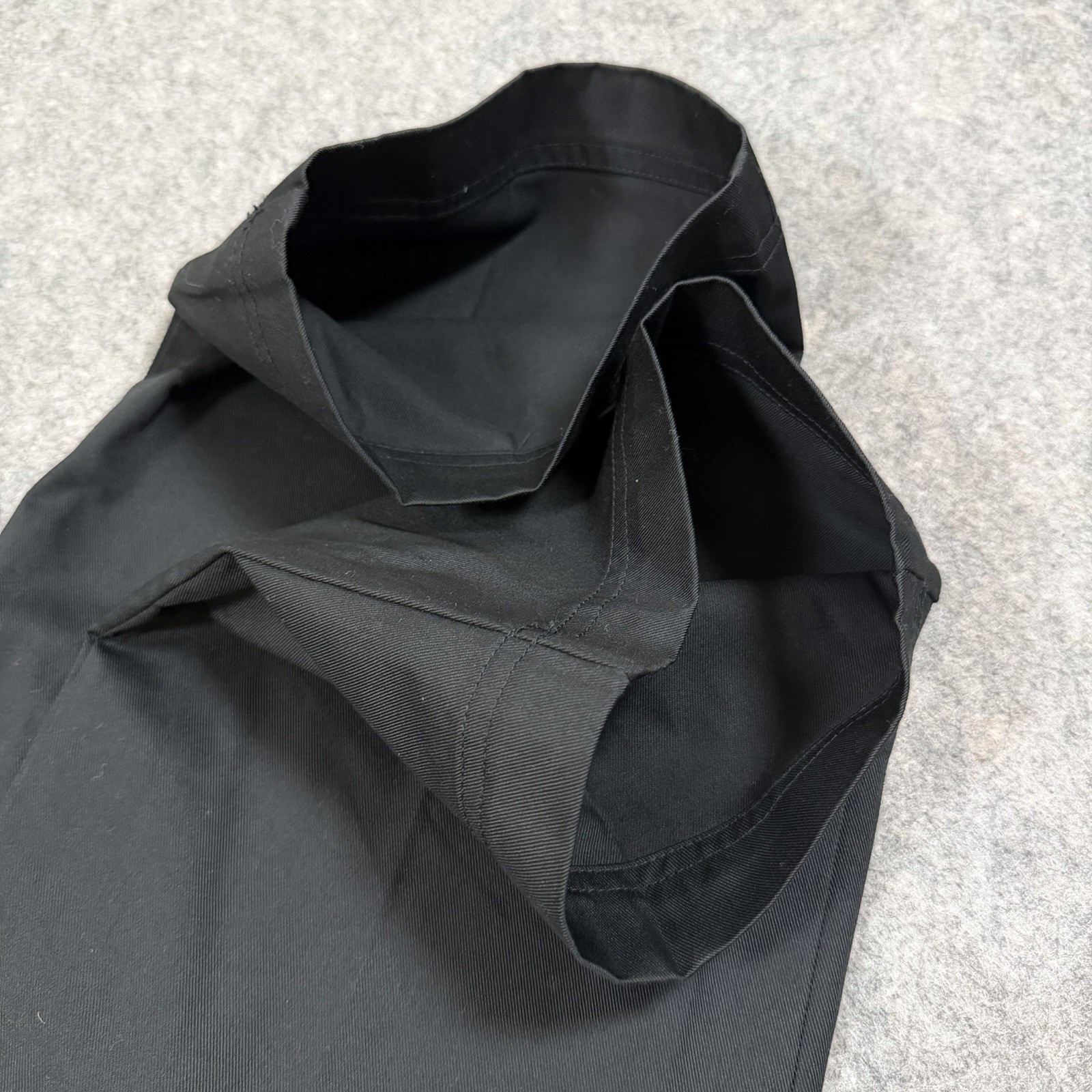 Chef Works Lightweight Slim Pants Men's Size Large (Actual Fits 35x32) Black NWT