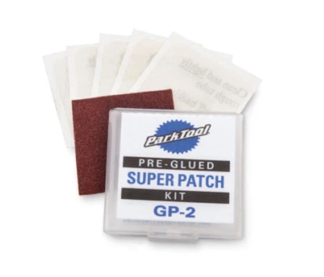 Park Tool GP-2 Pre-Glued Super Patch Kit 3M Adhesive Tube Repair Bike glueless