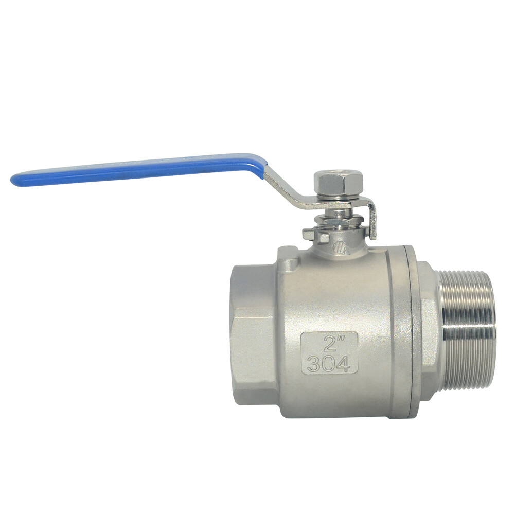 US Stock 2" inch NPT threaded MALE to Female Full Port Ball Valve Stainless 304