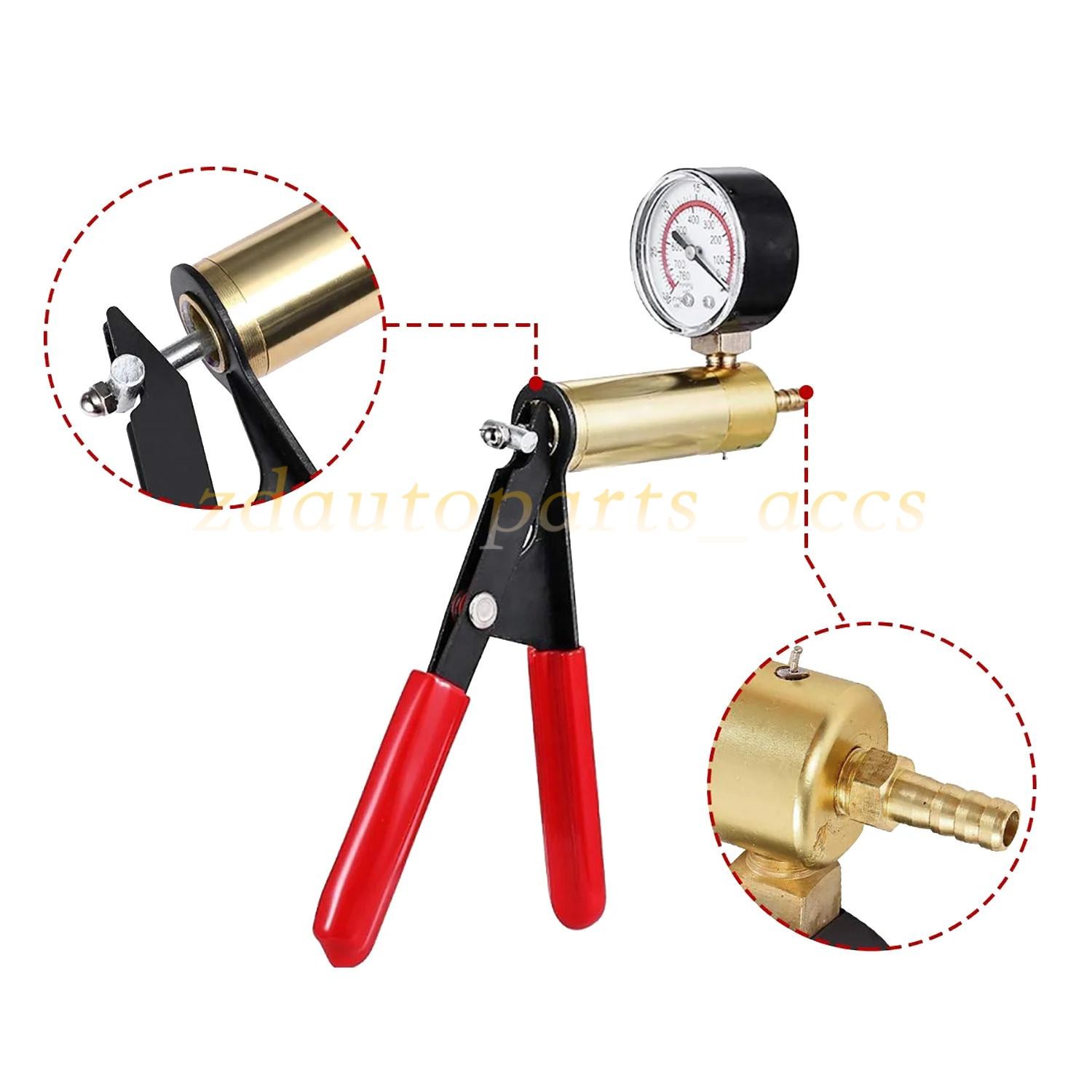 Hand Held Vacuum Pressure Pump Tester Set Brake Fluid Bleeder Bleeding Kit + Box