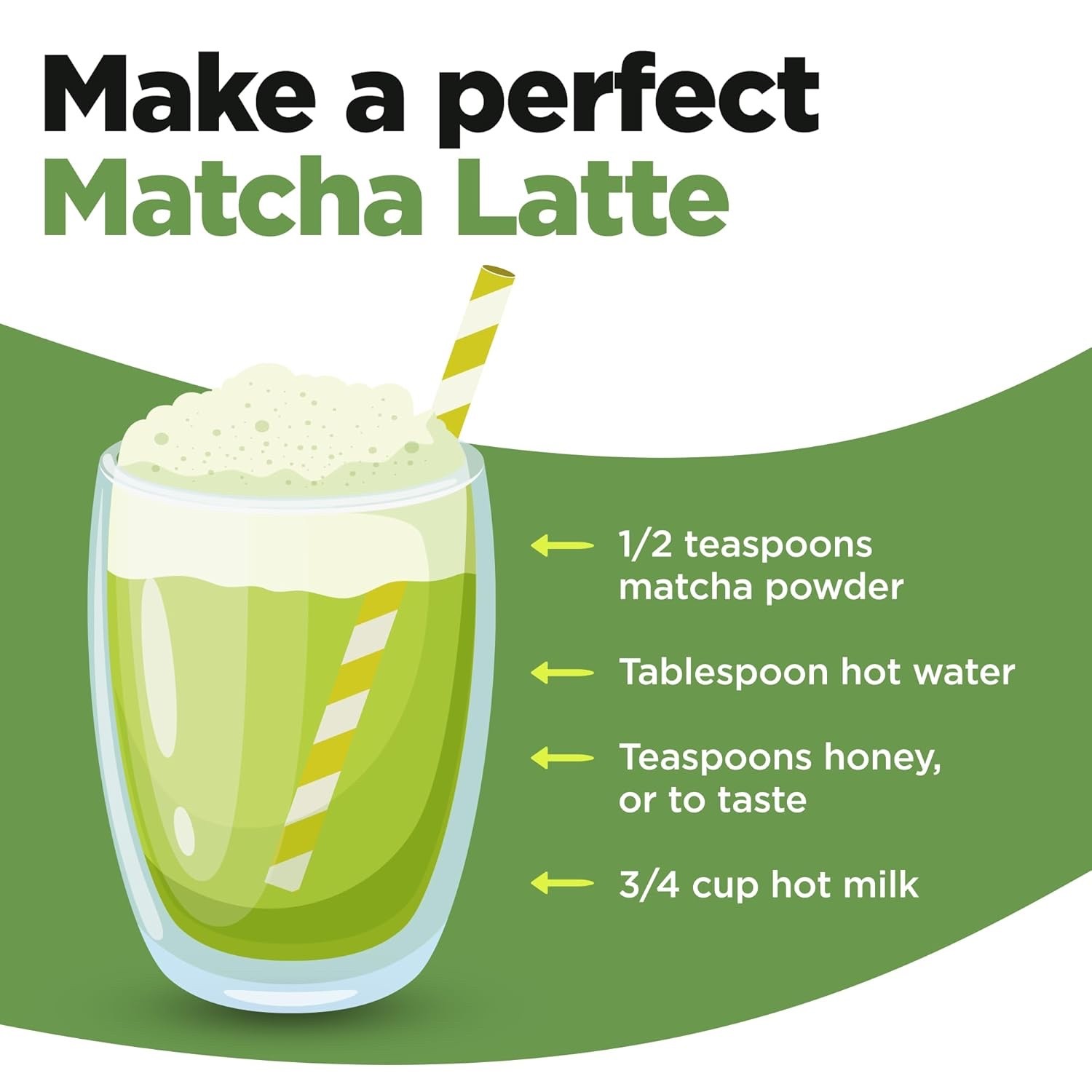 uVernal Organic Matcha Green Tea Powder - 100% Pure Matcha for Latte & Baking