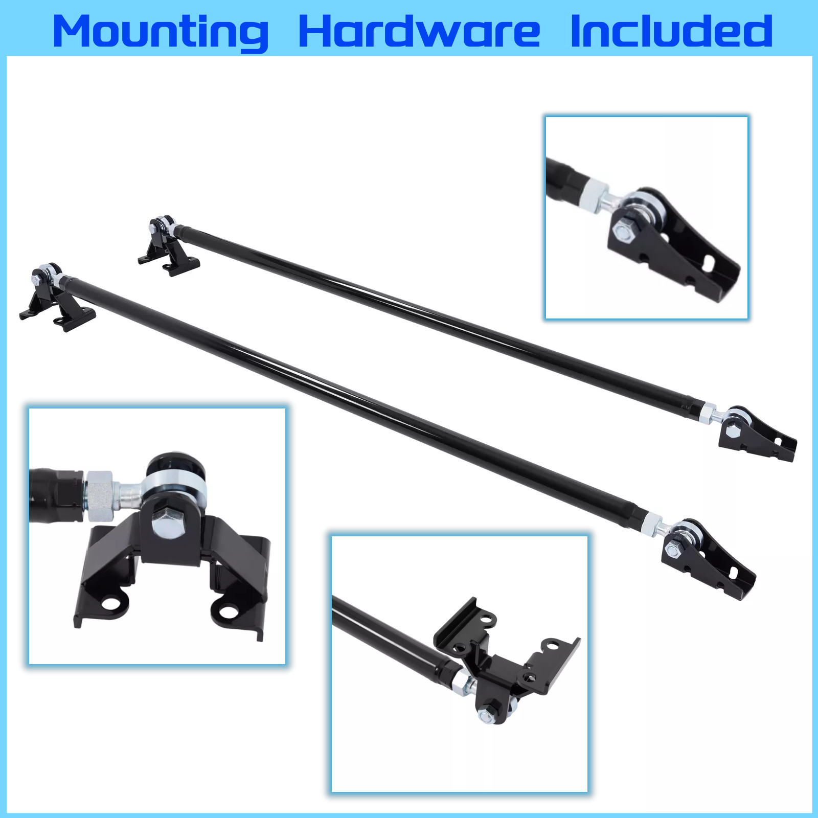 Pair Rear Traction Tie Bar For Chevy Silverado 2500 3500 & GMC Sierra 2001-2010