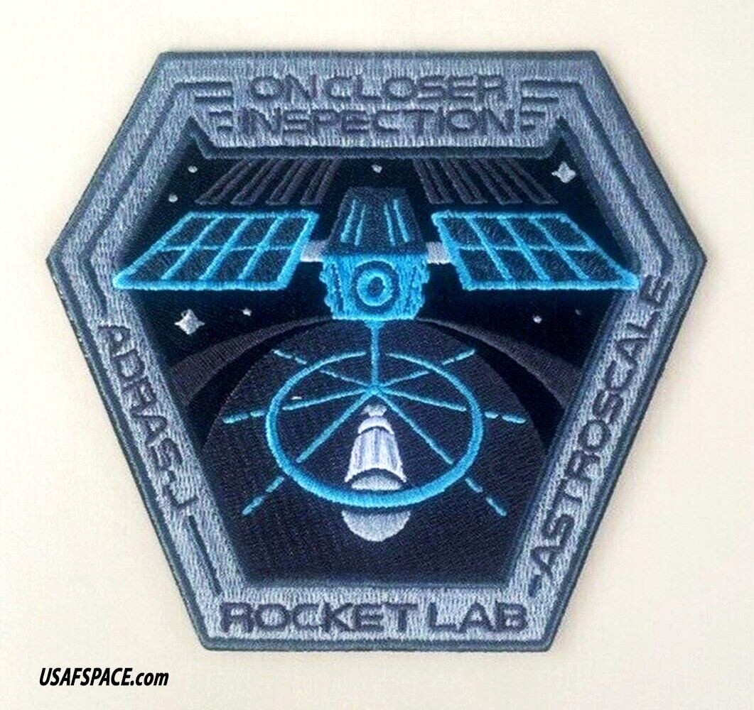 ROCKET LAB 44 -ON CLOSER INSPECTION- ADRAS-J  SATELLITE Mission Launch PATCH