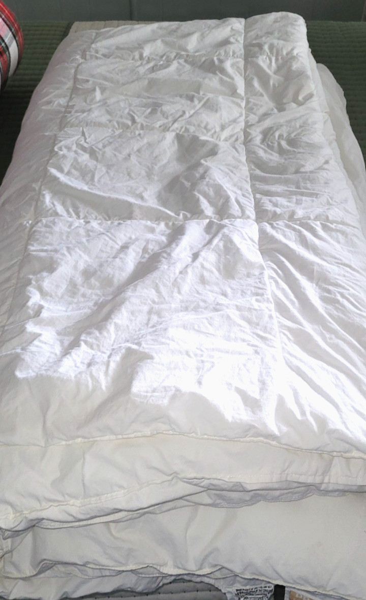 Pottery Barn PB Teen  Duvet Insert Filler Queen White 91x89 Polyester Cotton