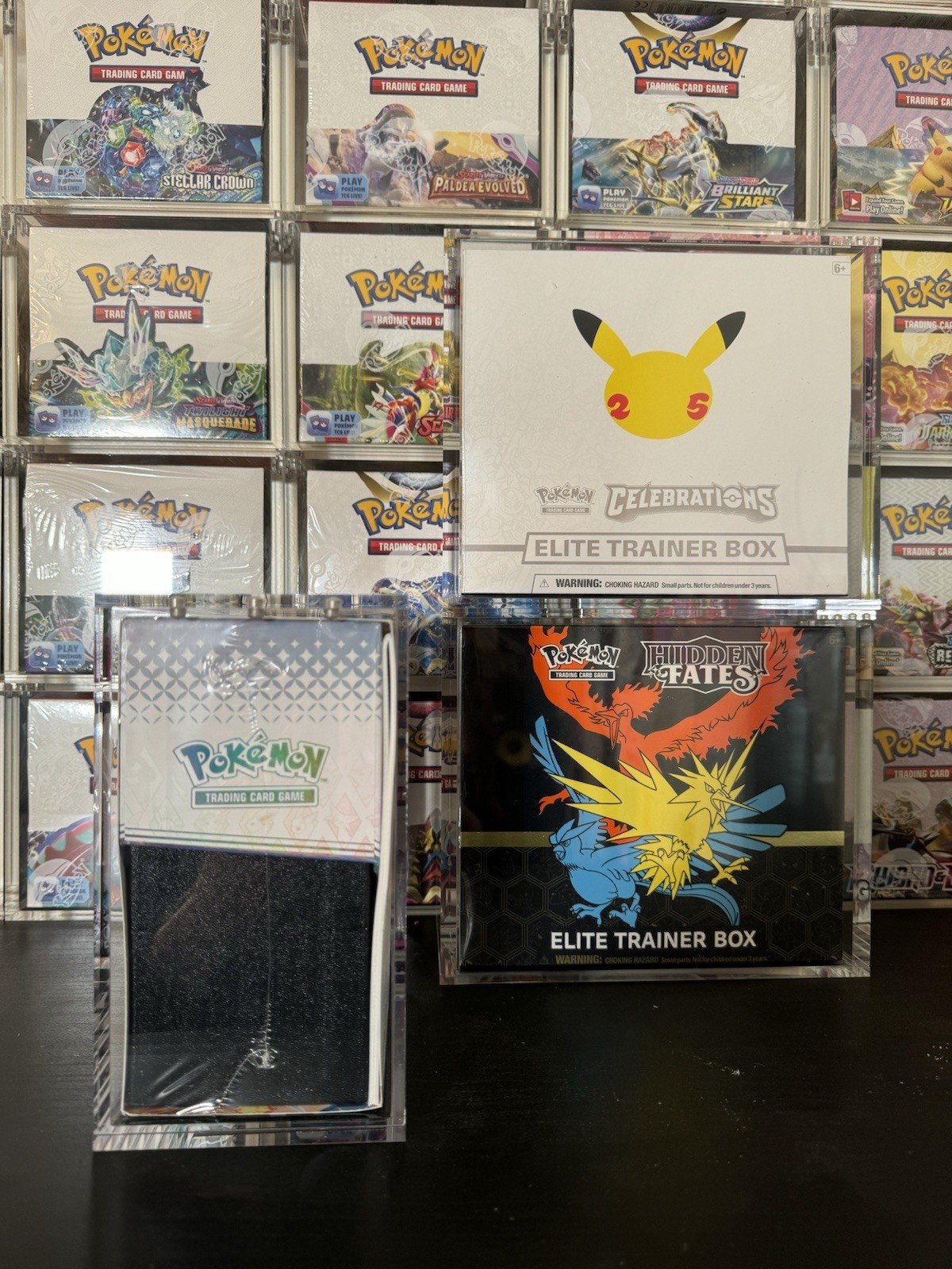 NEW! Pokemon ETB Display Case Acrylic Magnetic Protective ELITE TRAINER BOX
