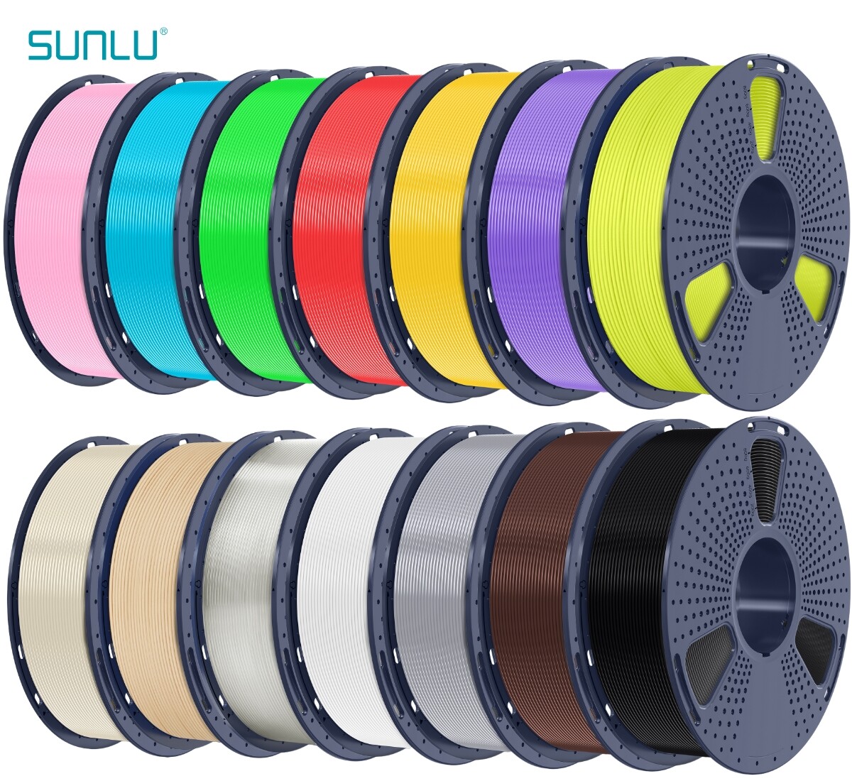 SUNLU High Speed PLA Glow Matte META PLA+ Dual/Tri SILK PETG ABS TPU Filament