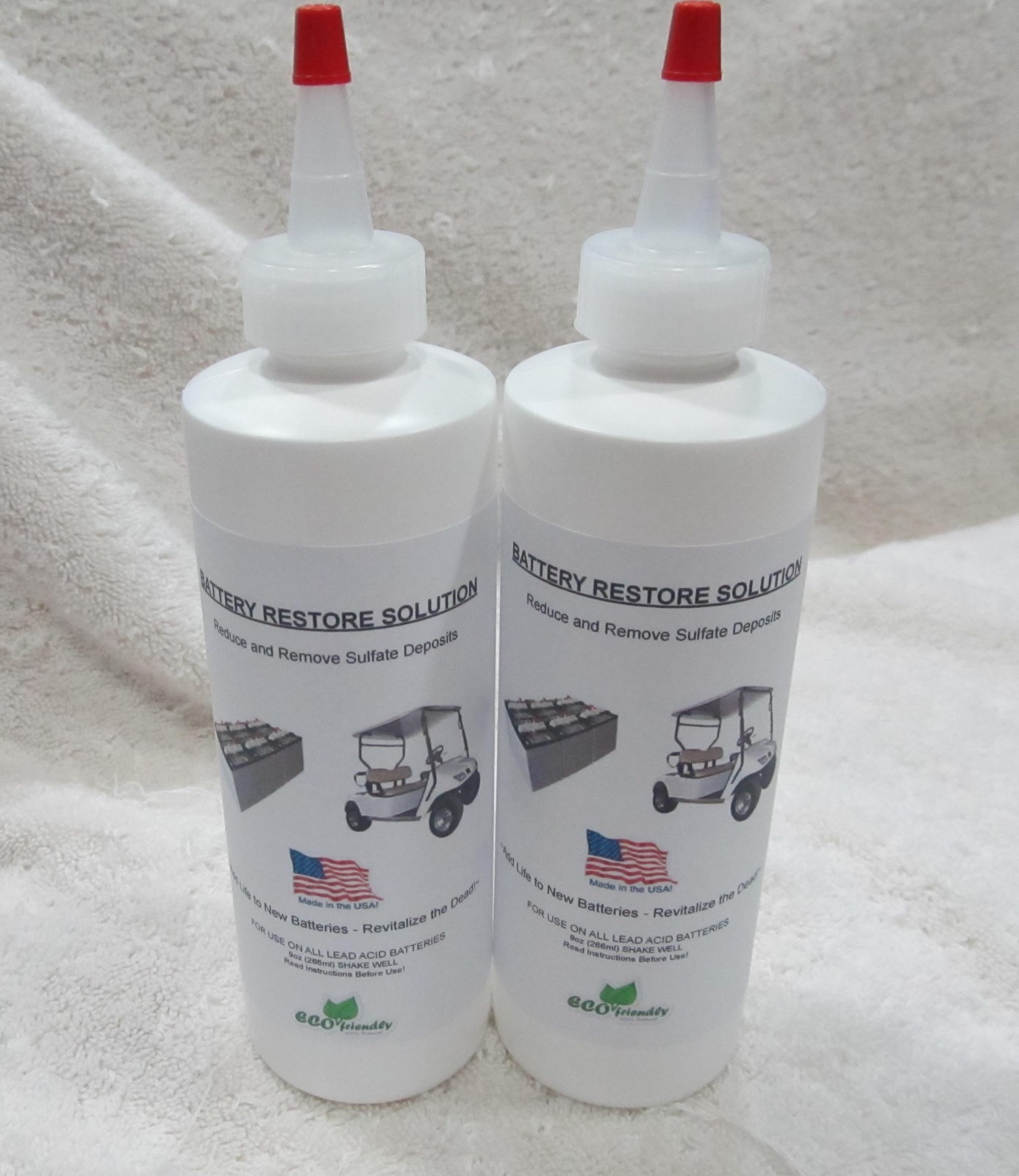 LIQUID BATTERY REPAIR Solution Kit- RESTORE Lead Acid DEEP CYCLE RV, BOAT, SOLAR