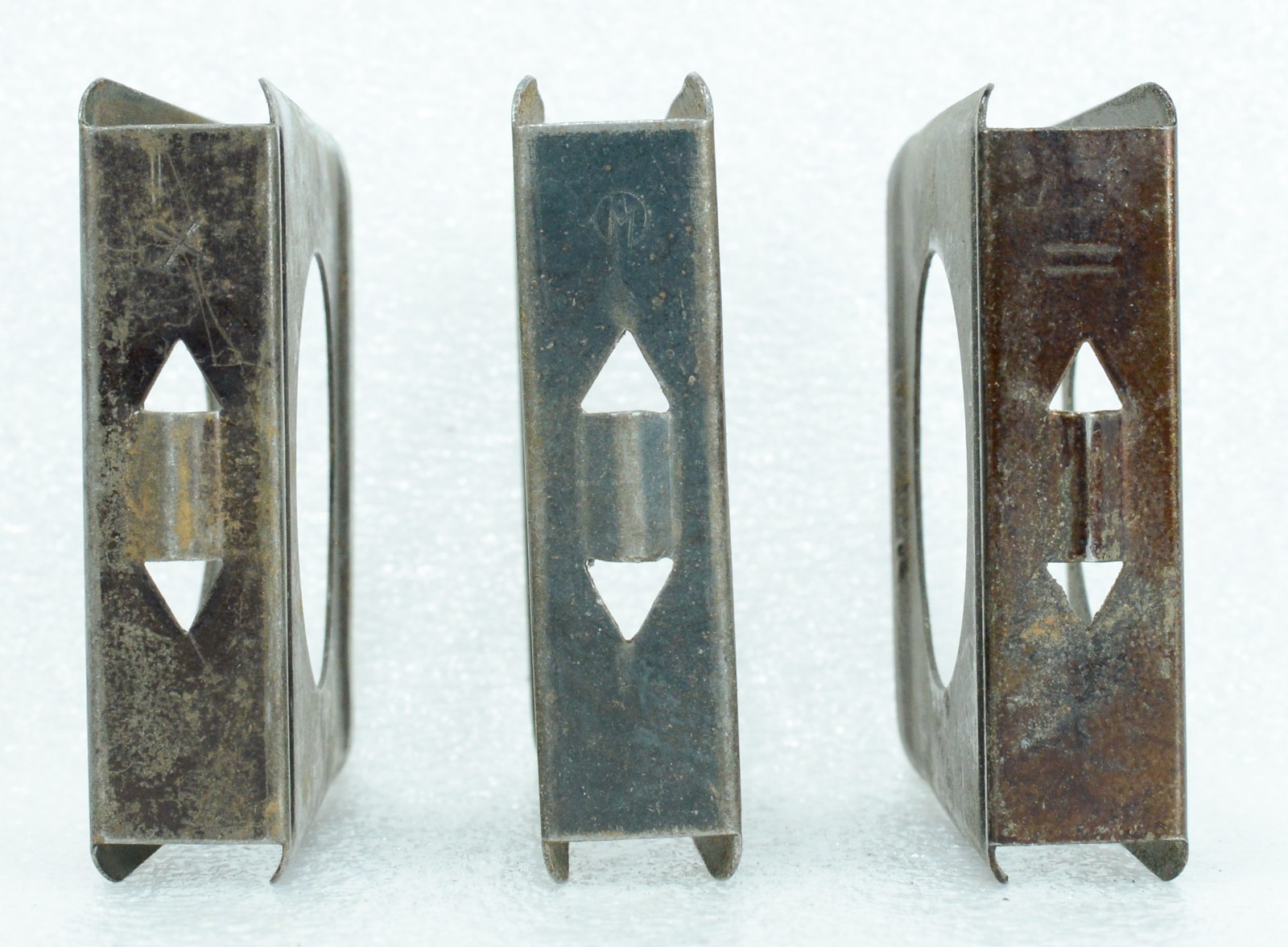 3x WWI German Gewehr 88 Gew 88 Kar 91 Rifle 8mm 5 RD En Bloc Clips =, M, X Mark