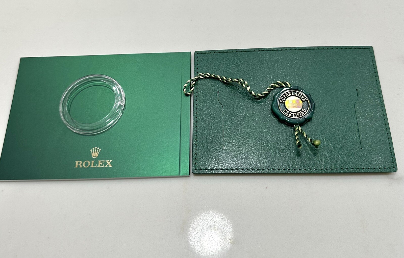 Authentic Rolex Submariner 41 Booklet Manual Bezel Protector SET 124060 126610