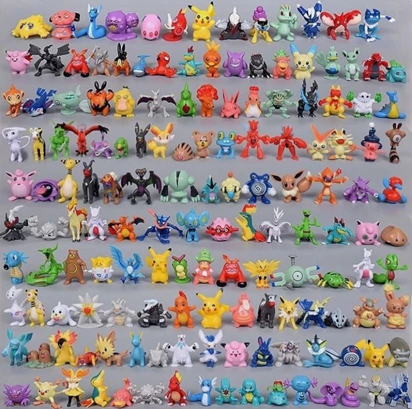 144 Pokemon Mini Figure Toys Pikachu Action Figures | Kids Gift |Party Favors|