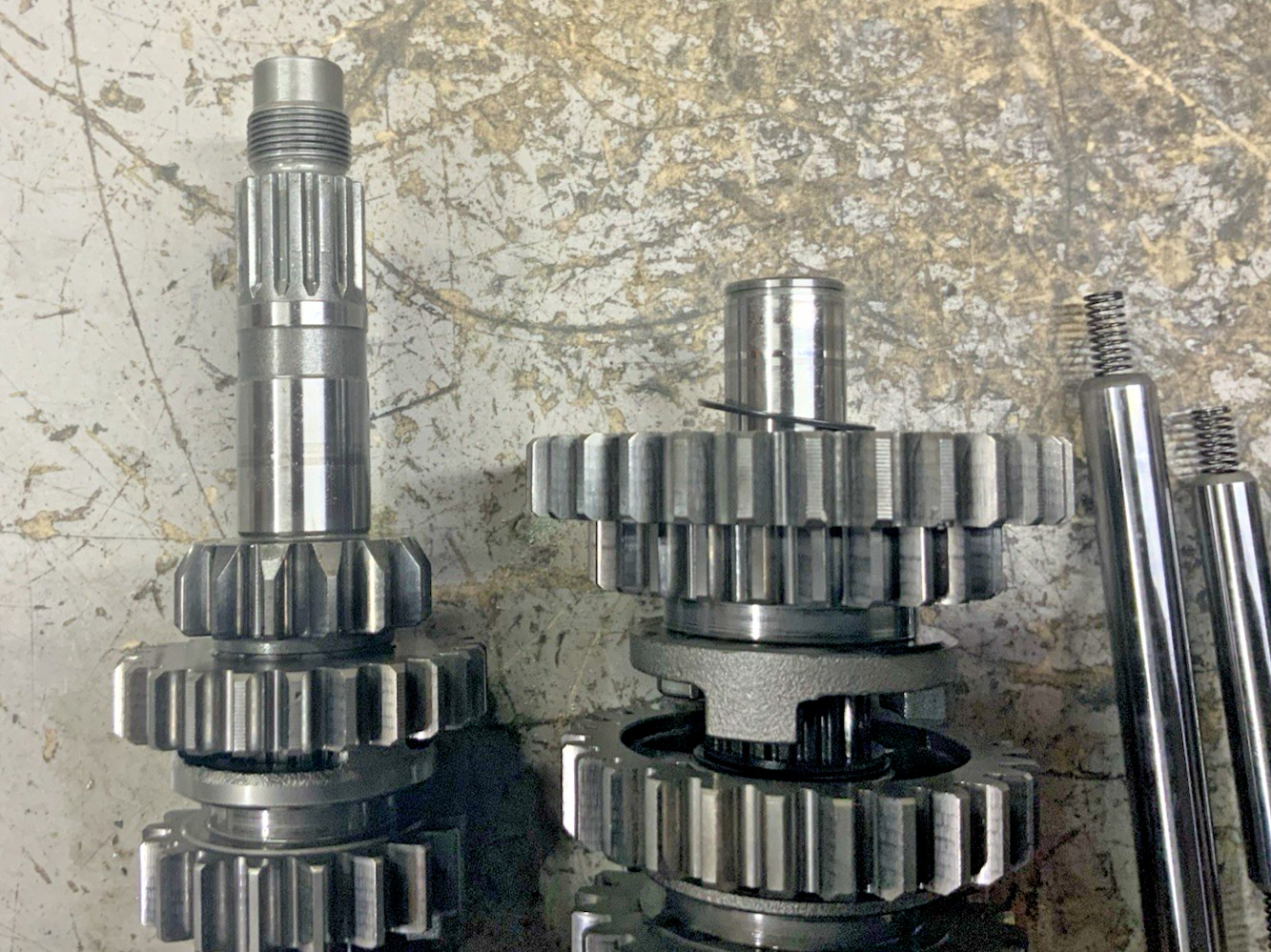 2014 Yz250f transmission yz 250f 250 gears shift shaft forks trans