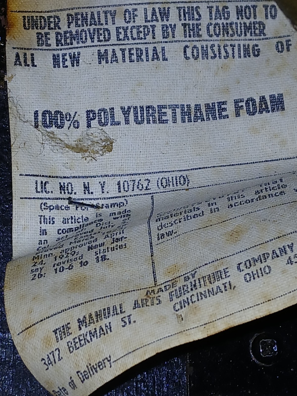 Vintage Piano Adjustable Leather Bench made in Germany free shipping