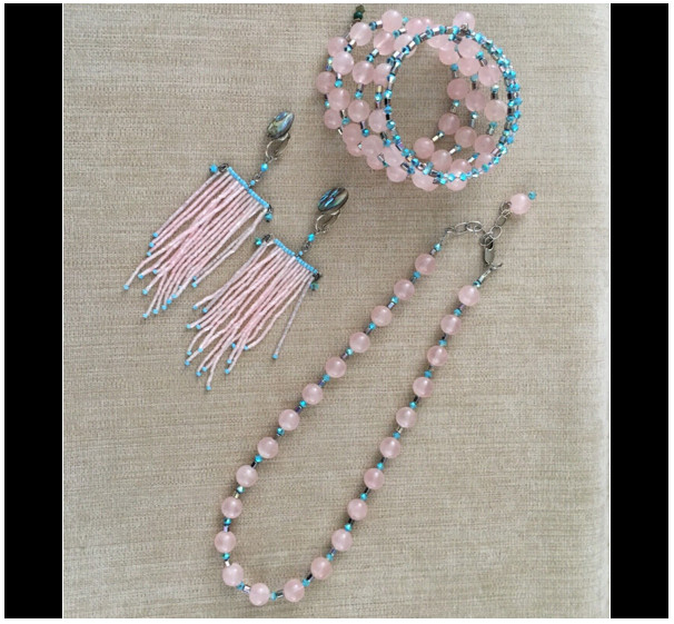 Rose Quartz 3-Piece Set