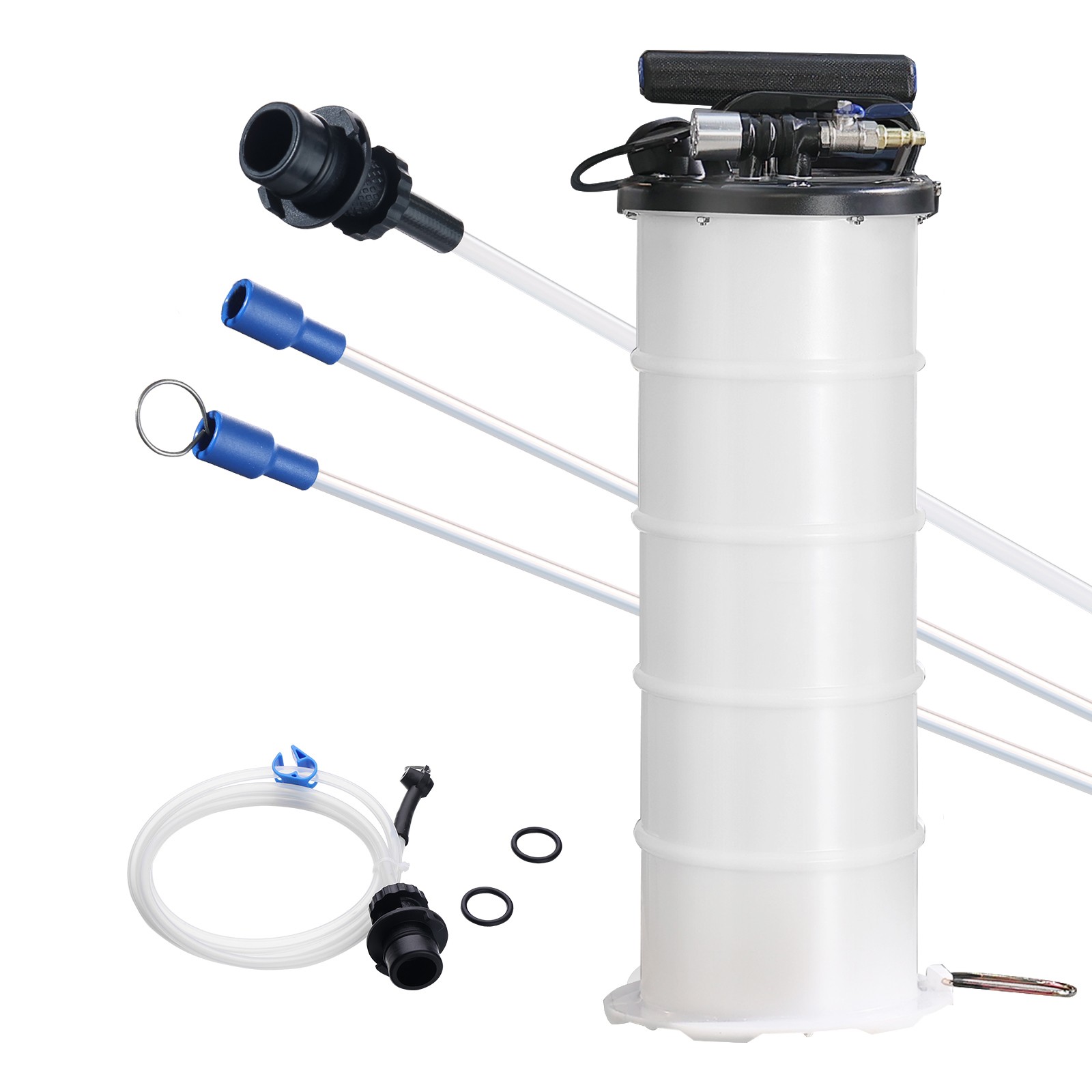 Fluid Extractor Pneumatic or Manual Oil Change Vacuum Pump 1.74Gallon/6.5L