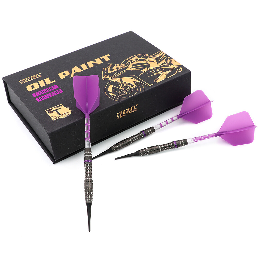 CUESOUL 2022 929 New Launch EXHAUST 23g Soft Tip 90% Tungsten Dart Set