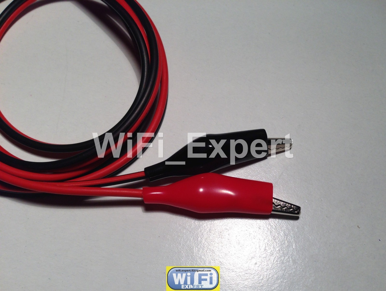 Alligator Clip to Banana male Plug Test Lead Cable Length 3 FEET USA