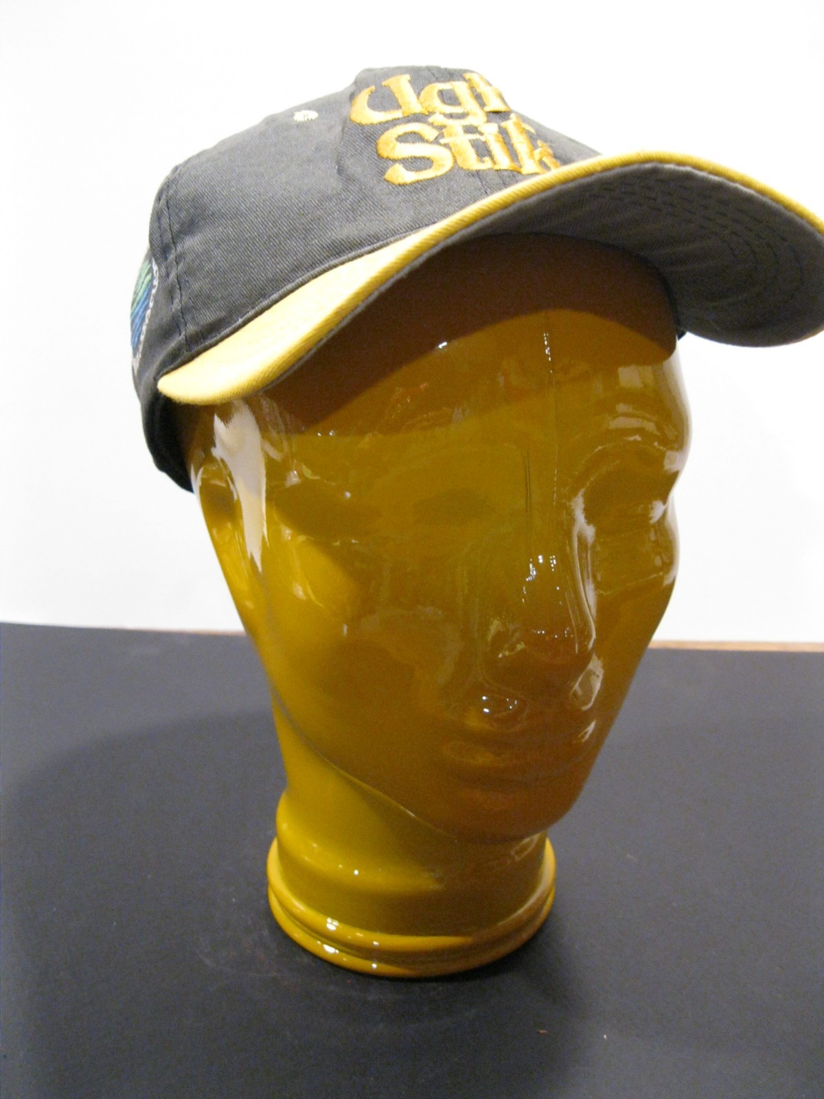 Glass Head, Opaque BOLD YELLOW , Life Size Mannequin Head. Great for Room Decor.