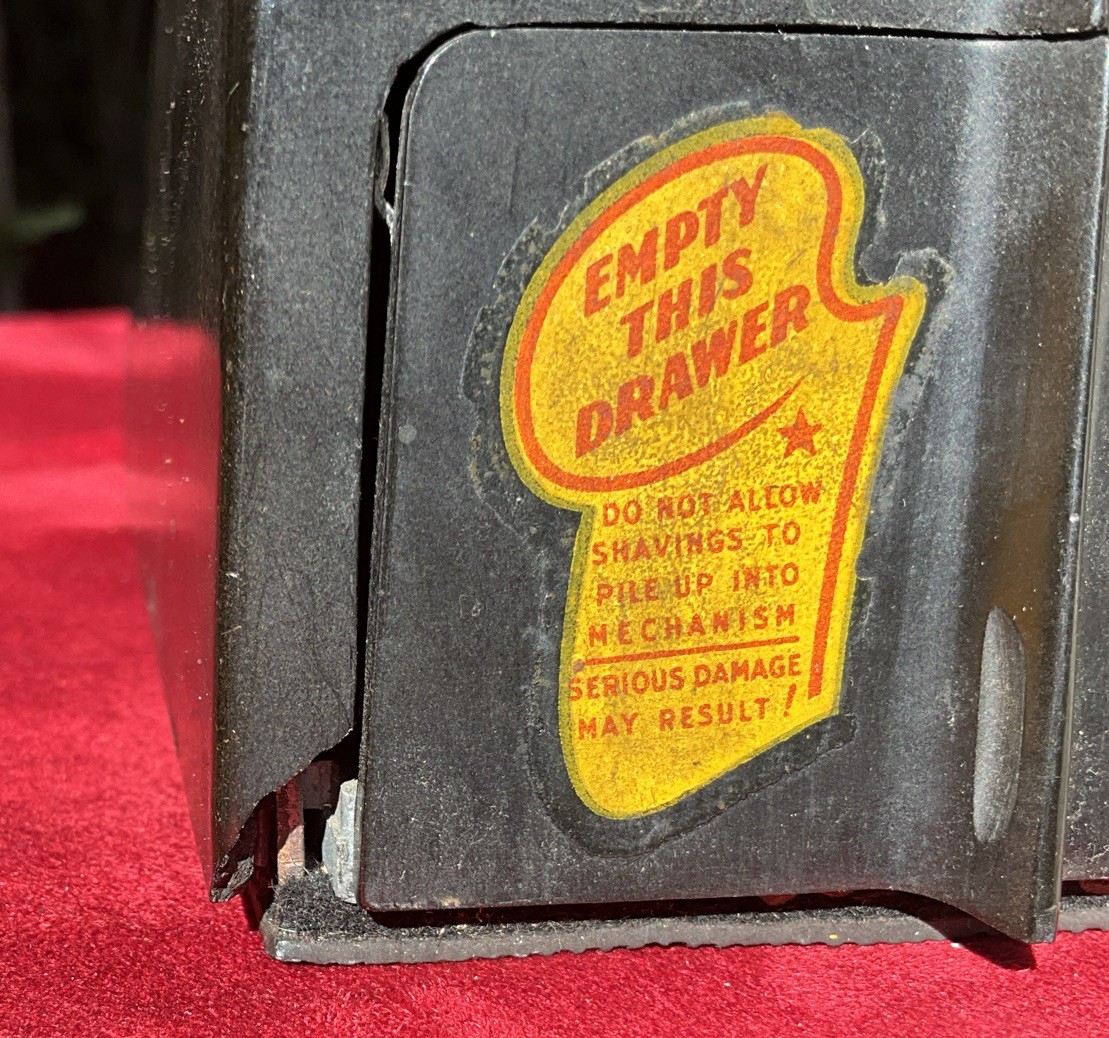 Vintage Works! 1940’s Art Deco Electro Pointer Electric Pencil Sharpener