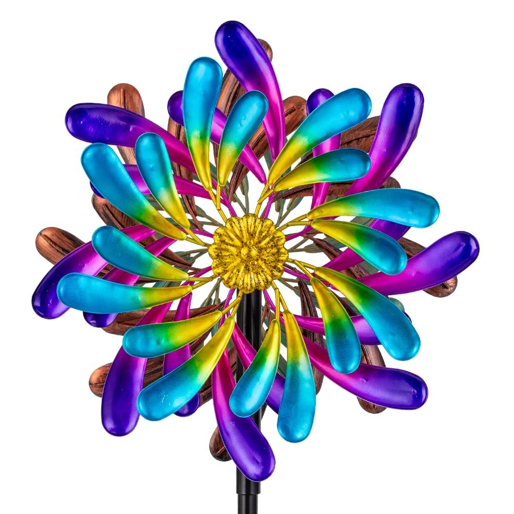 Stargarden Kinetic Wind Spinners Outdoor, 13.2 x 66 Inches Wind Spinner, Metal W