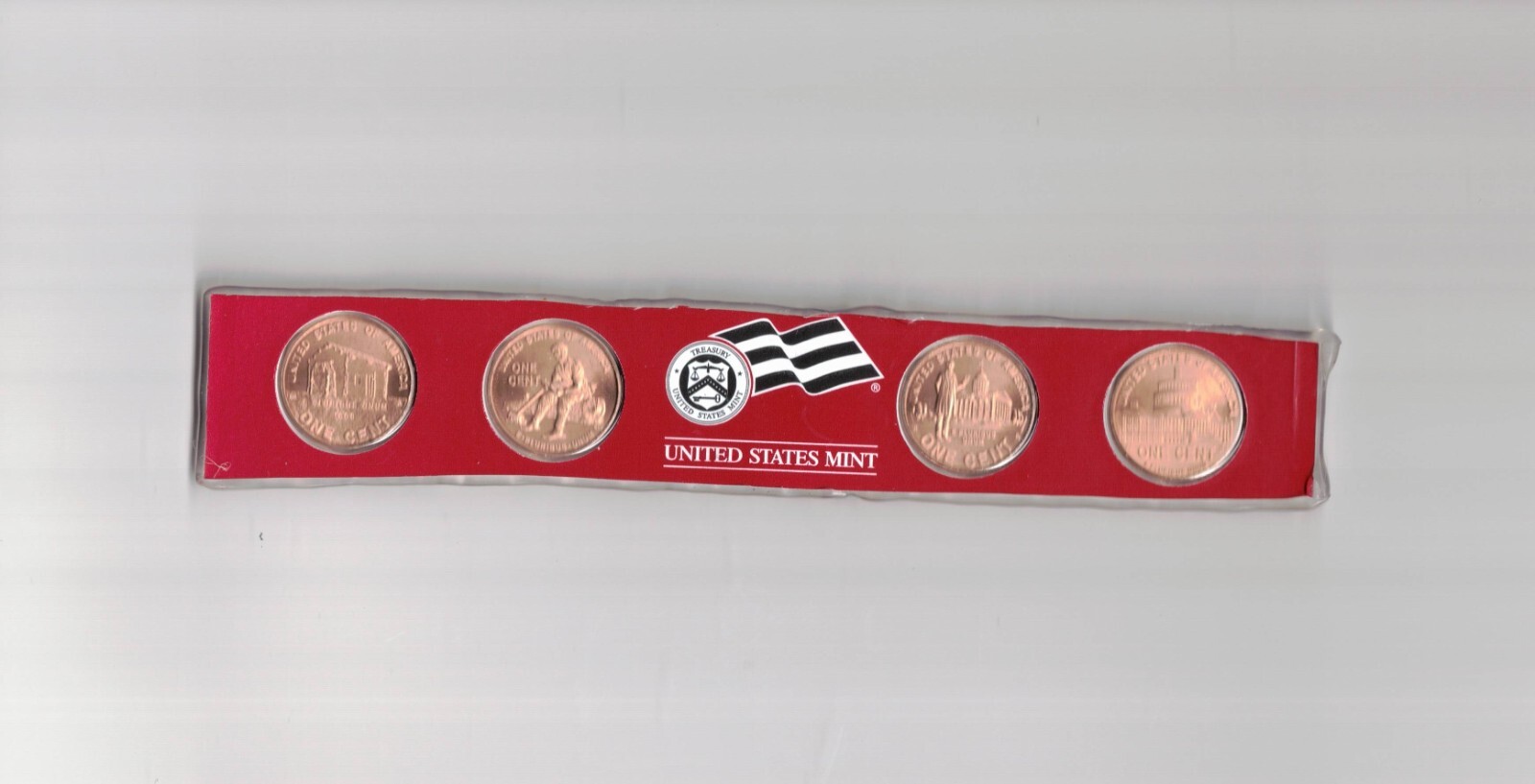 2009 P D Lincoln Bicentennial Satin BU Copper Cent US Mint Cello 8 Coin Set