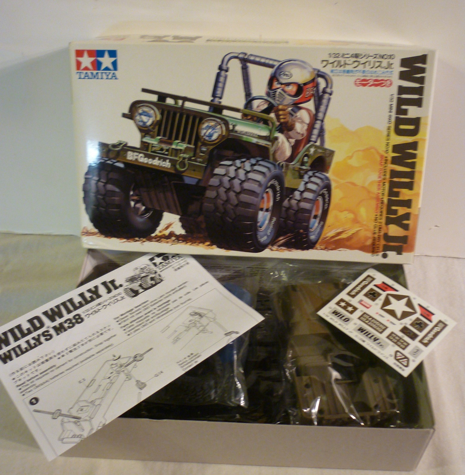VINTAGE TAMIYA WILD WILLY JR. 1:32 MOTORIZED MINI 4WD SERIES NO. 10 MIB #19010